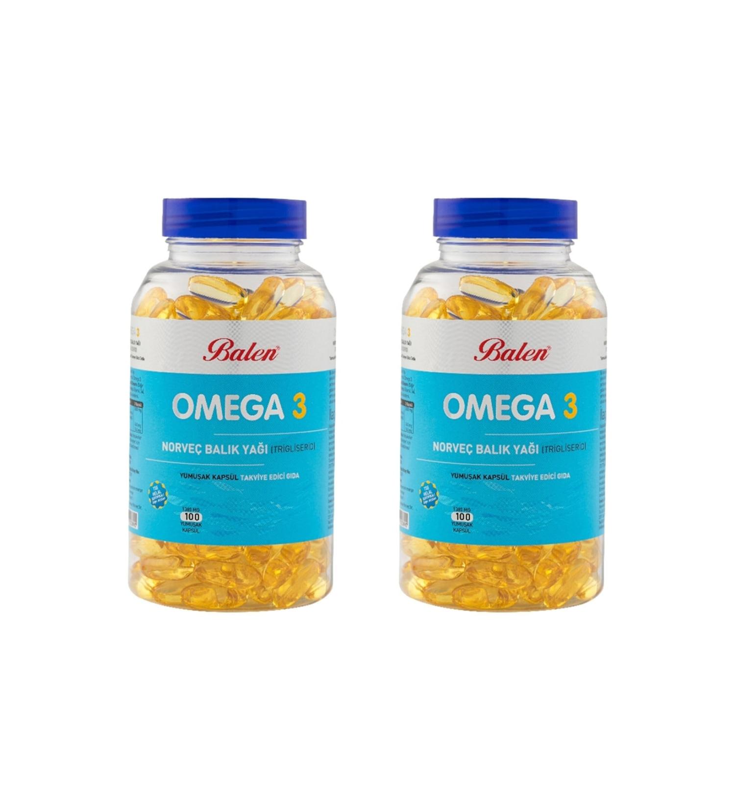 Balen Omega 3 Norwegian Fish Oil 1380 Mg 100 Pieces