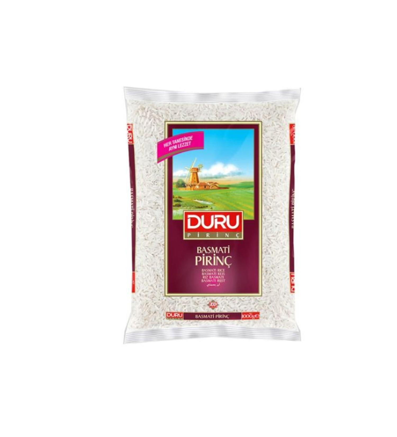 Duru Basmati Rice 1000 Gr. (LEGUMS) (2 PACK)