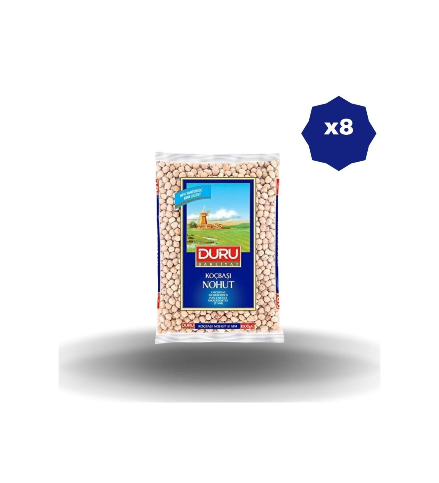 Duru RAMSHEAD CHICKPEAS 1 KG x 8 PIECES