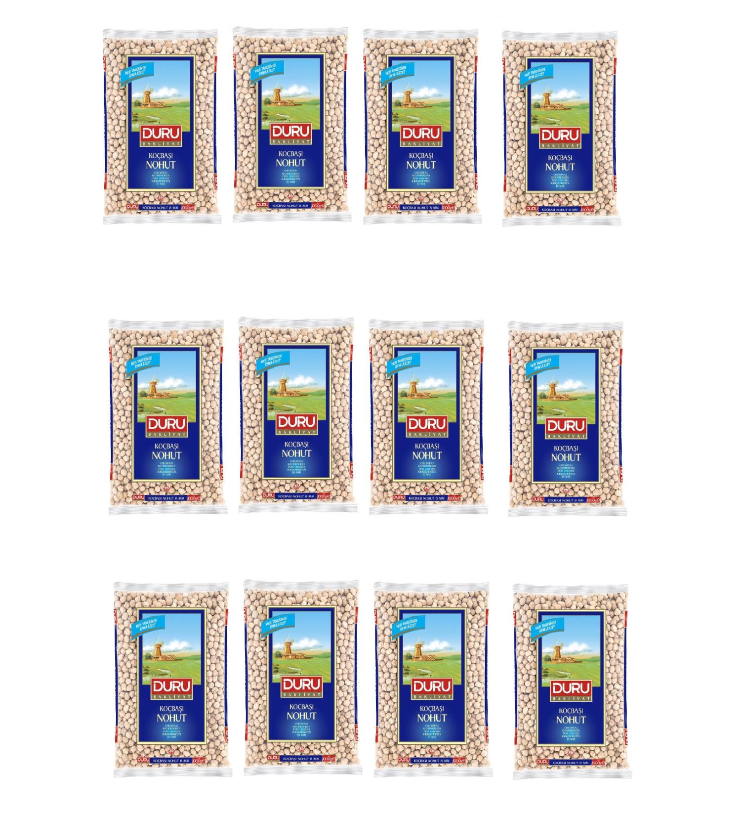 Duru Ramshead Chickpeas 8mm 1 Kg X 12