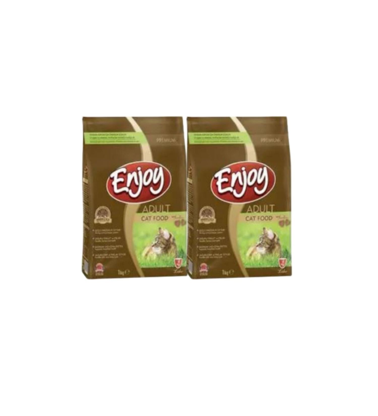 Enjoy Chicken Adult Cat Food 1 Kg * 2pcs