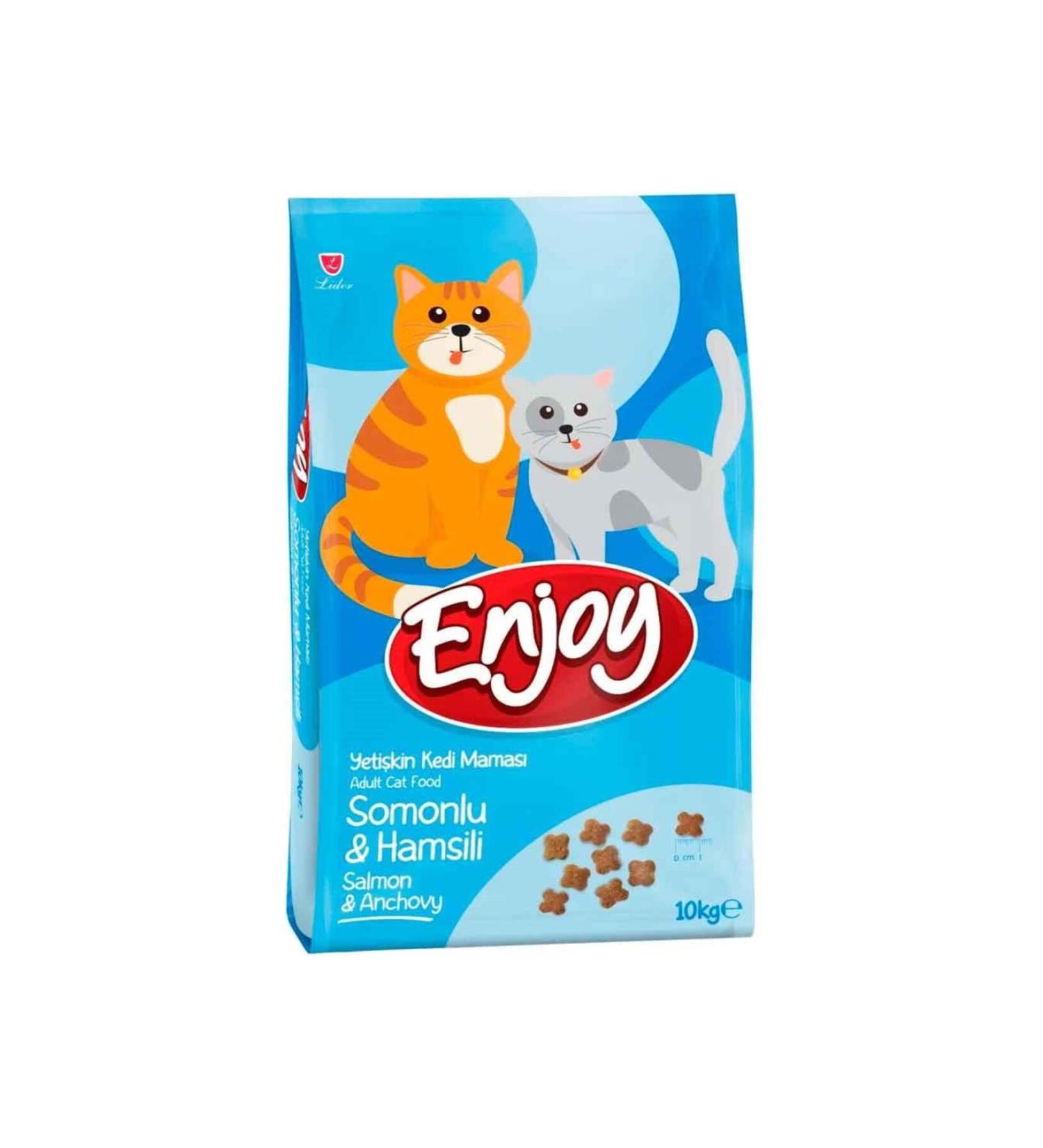 Enjoy Salmon Cat Food 10 Kg