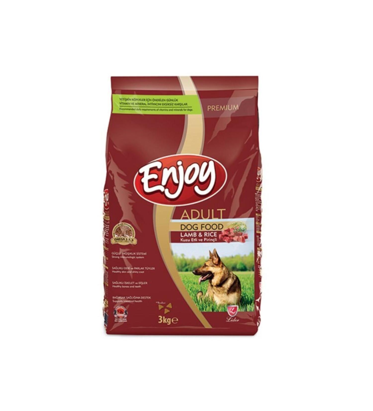 Enjoy Lamb and Rice Adult Dog Food 3 kg