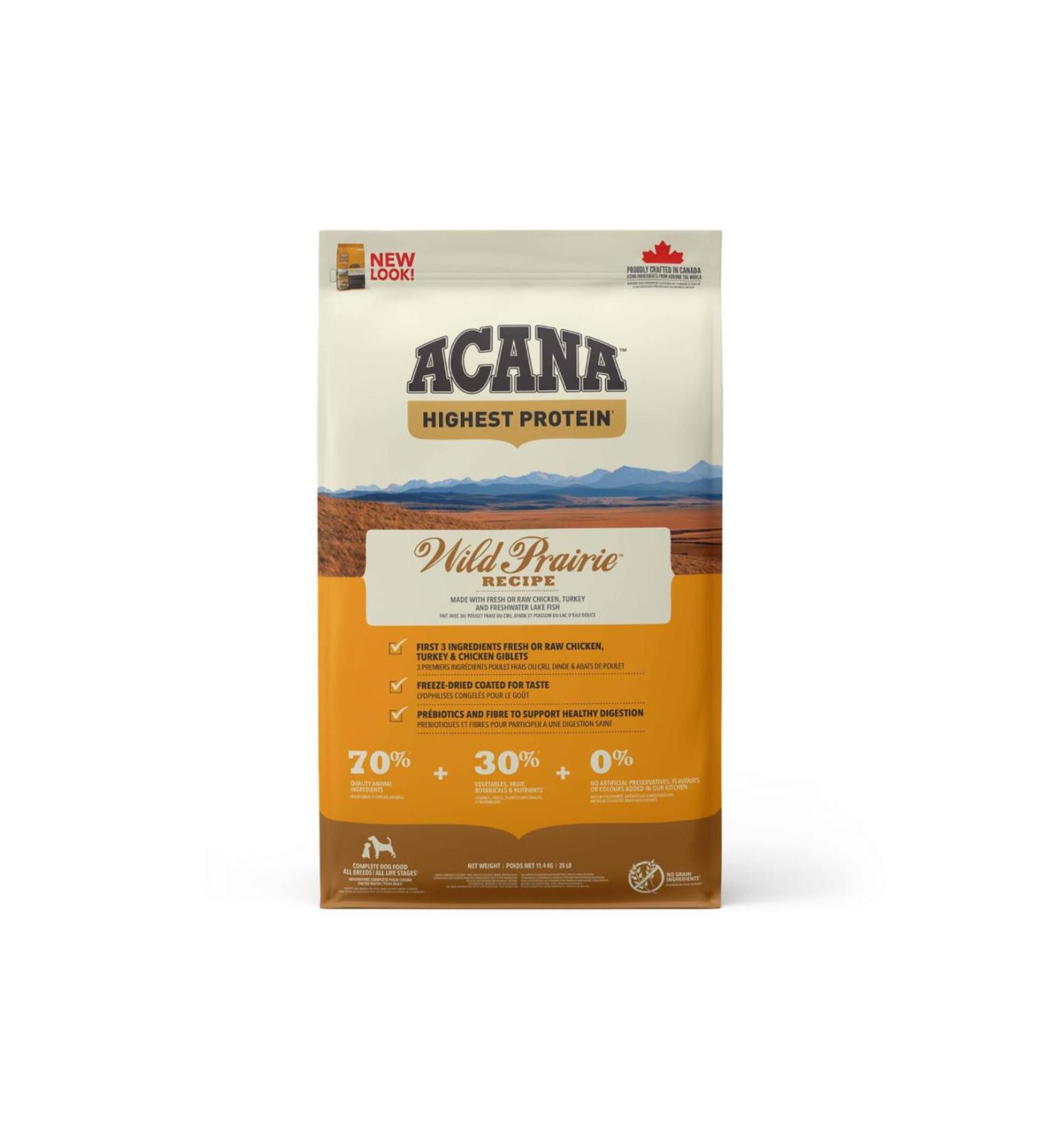 Gimcat ACANA MAMA DOG REGIONALS WILD PRAIRIE 11 4 Kg