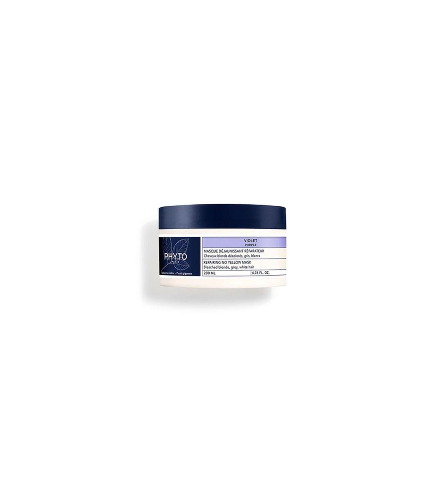 Phyto PHYTOVIOLET PURPLE REPAIRING PURPLE MASK BLONDE GRAY WHITE HAIR - Revitalizes cold tones