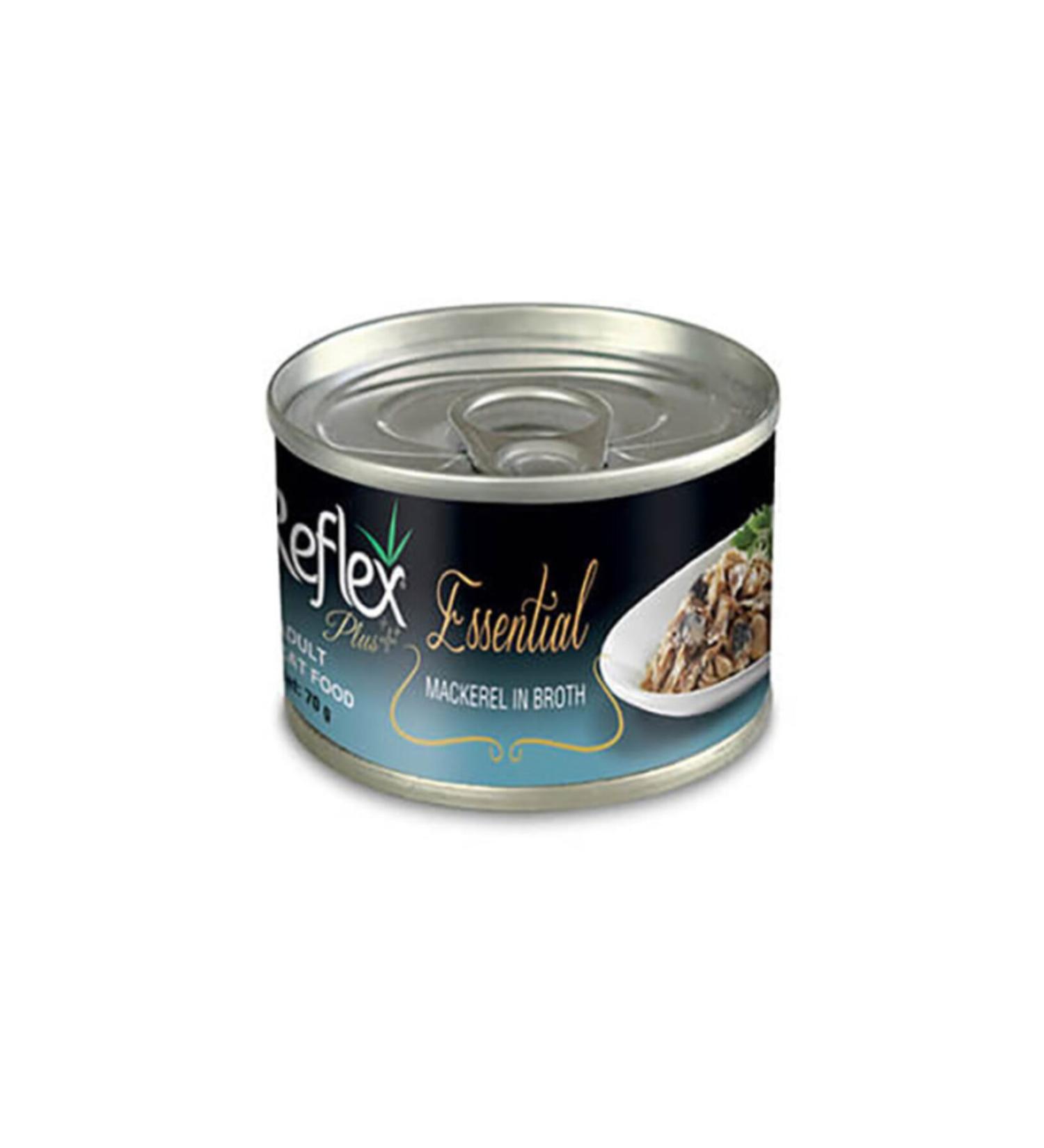 Reflex Essential Mackerel Sardine Cat Canned Food 24x70 Gr