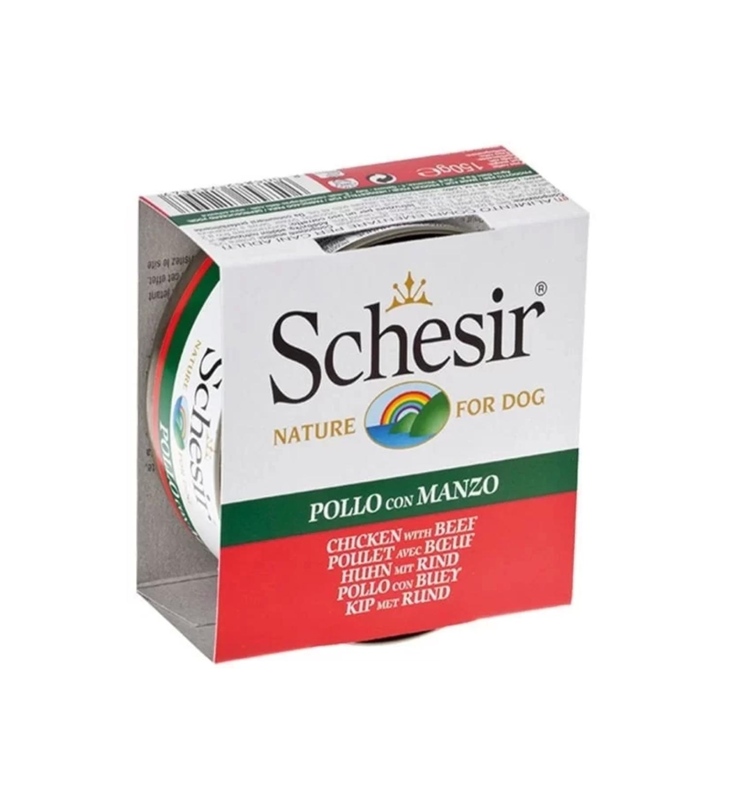 Schesir Chicken Fillet Jelly Canned Dog Food 150 gr