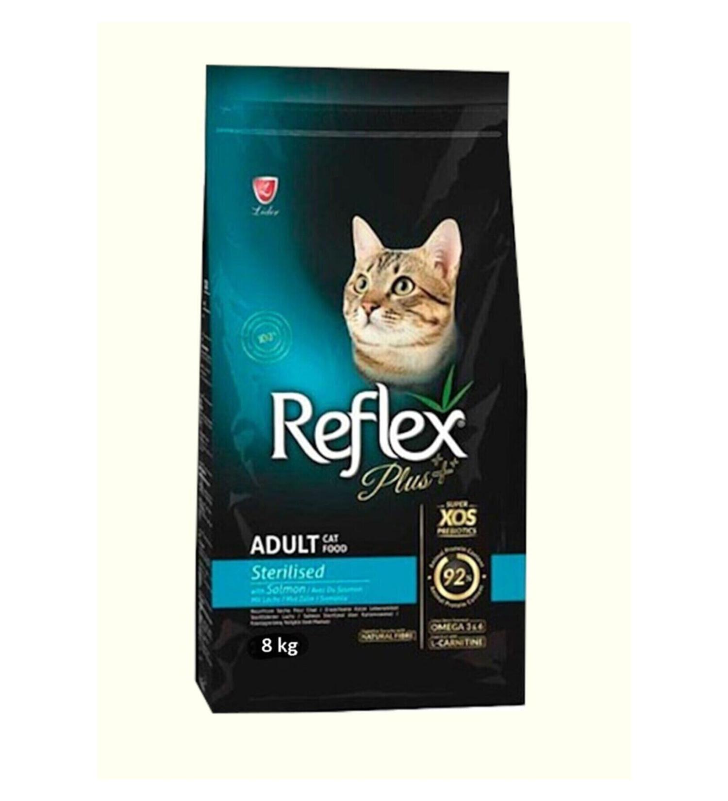Reflex Sterilized Neutered Salmon Cat Food 8 Kg