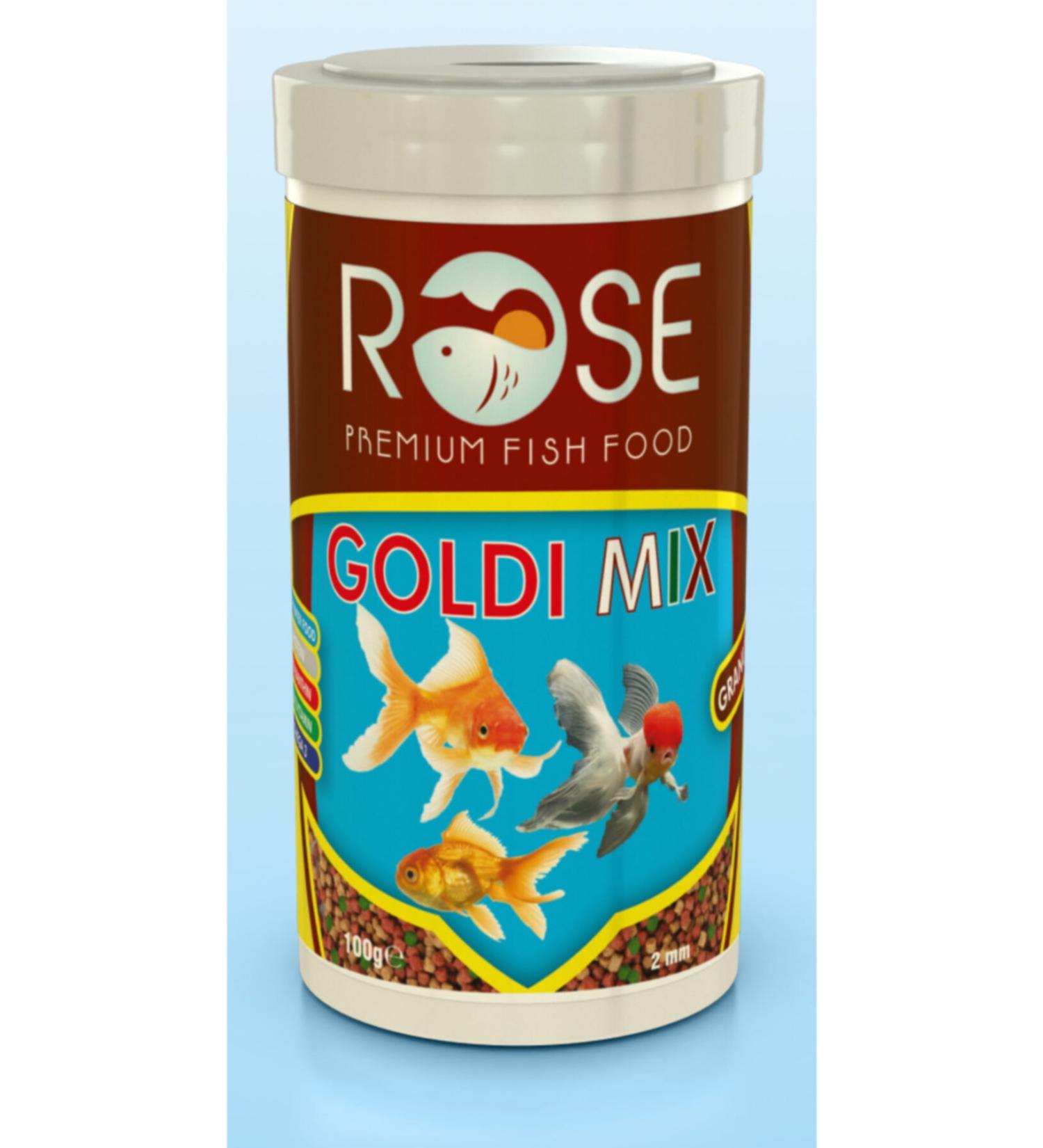 Rose Goldi Mix Granulat 250 Ml Japanese Fish Food