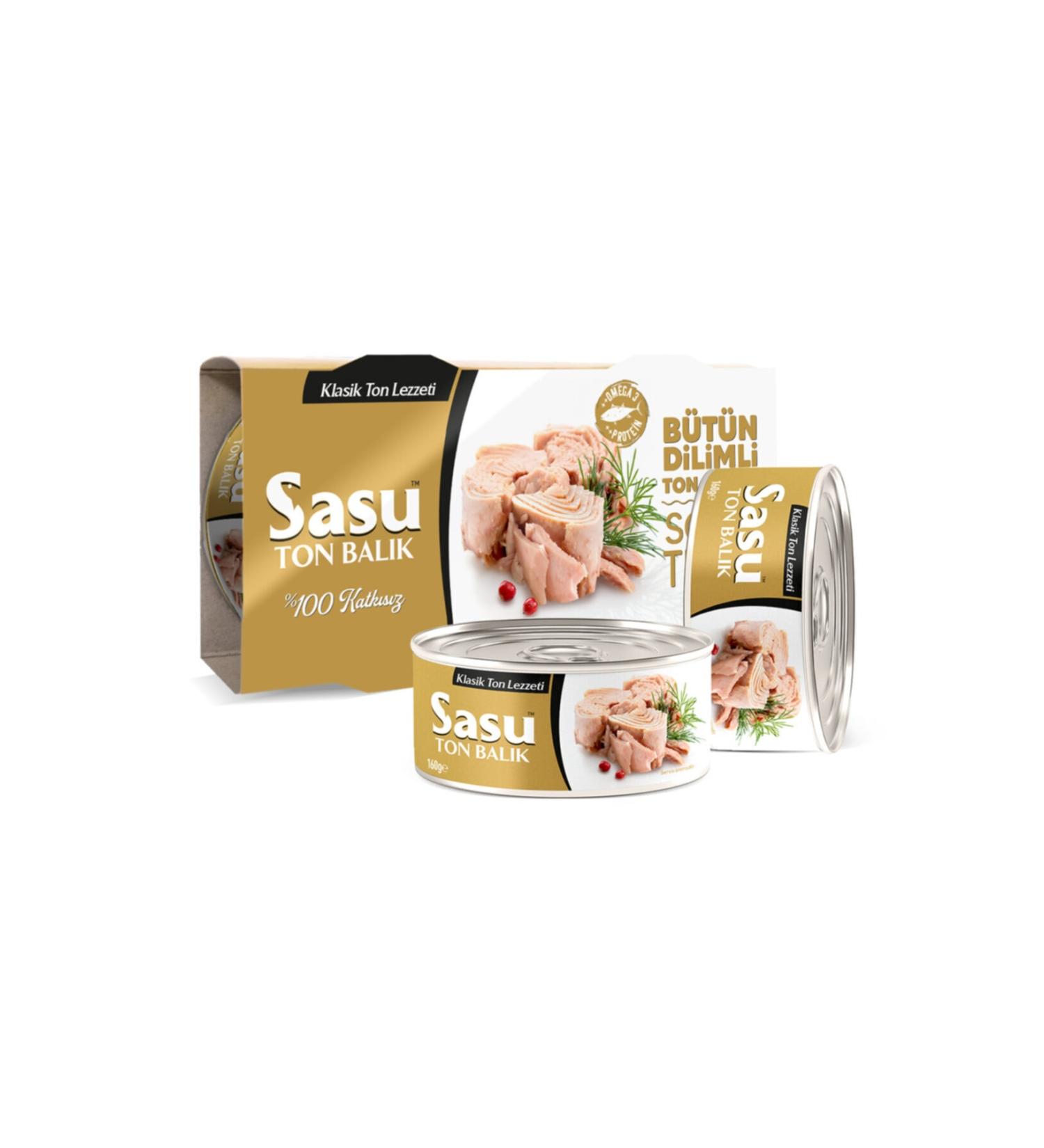 SASU Classic Tuna 12x80g Whole Slice