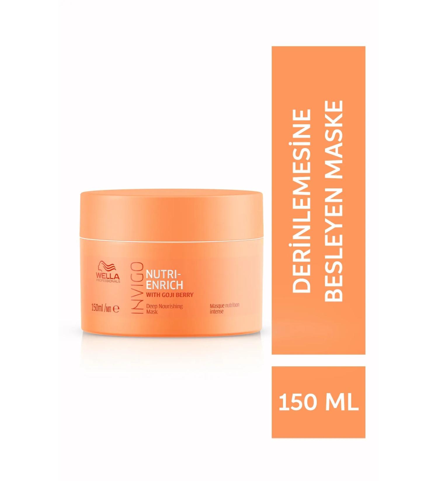 Wella Nutri Enrich Moisturizing-Revitalizing and Repairing Mask for Dry Damaged Hair 150mlSED464