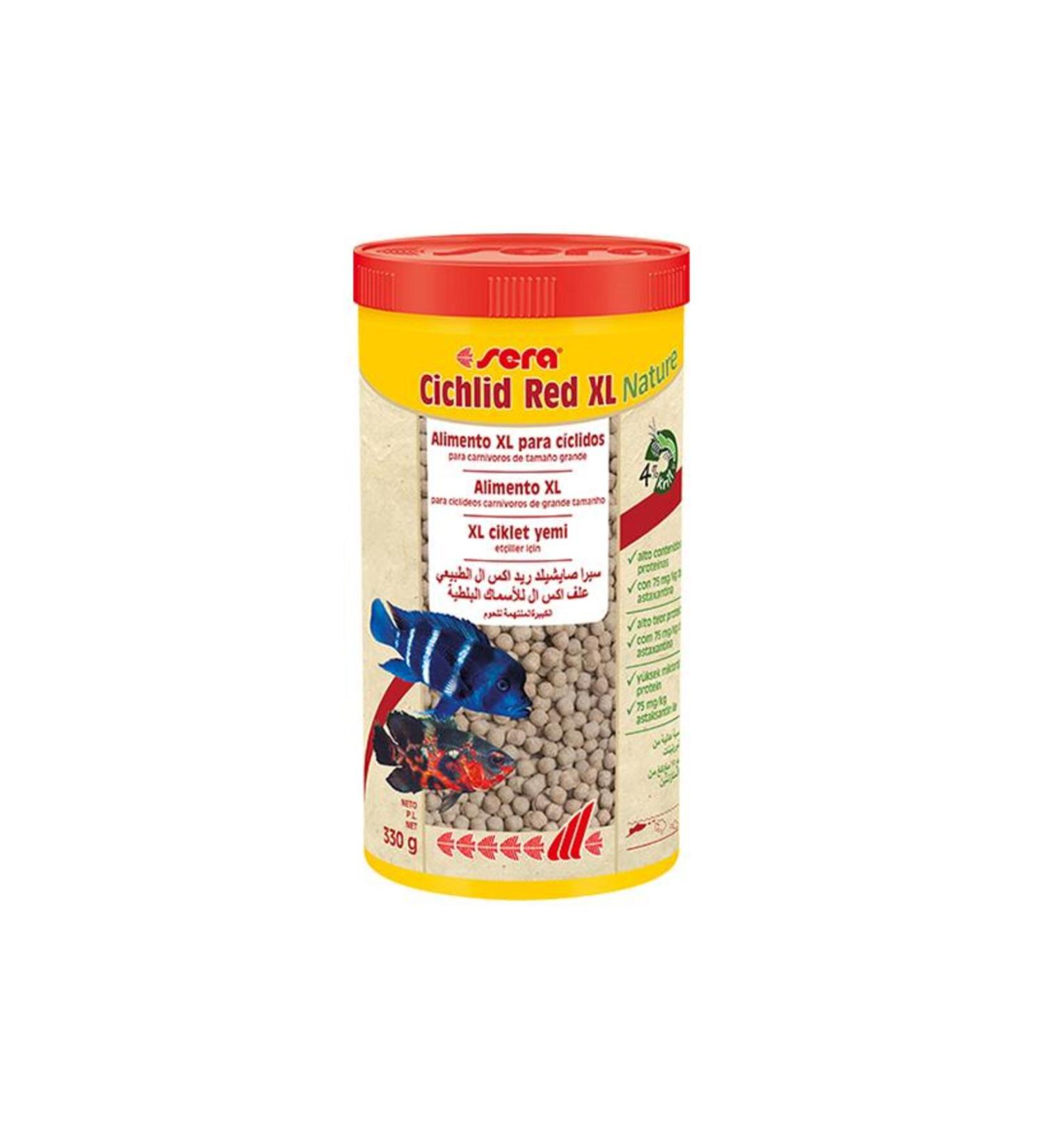 Sera Cichlid Food Red Nature Xl 1000 ml 370 gr