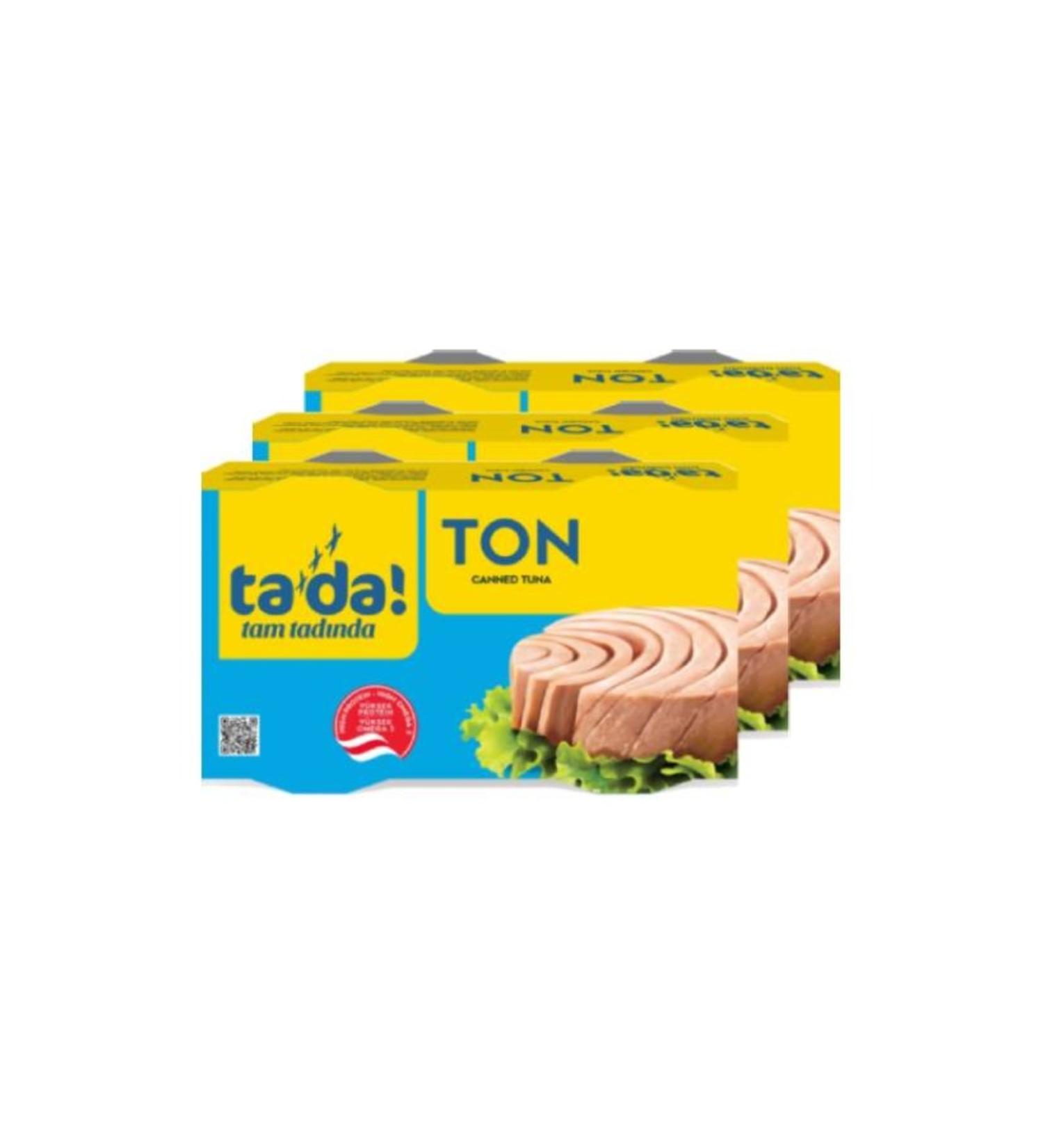 Tada Sunflower Oil Tuna 150 Gr (3 Pieces)