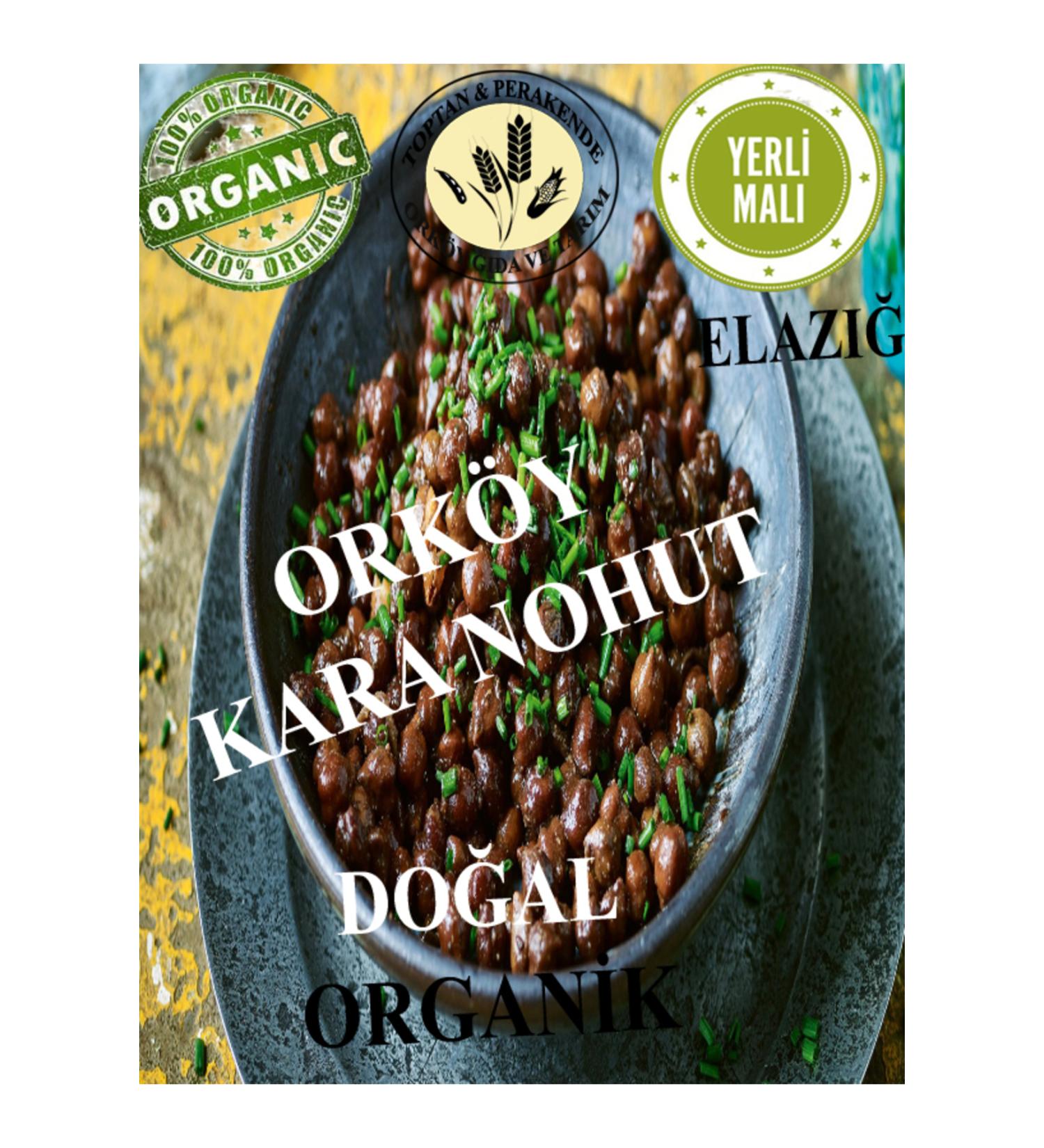 SelenCo Ork y New Crop Local Product Black Chickpeas - Elaz Region 1 Kg