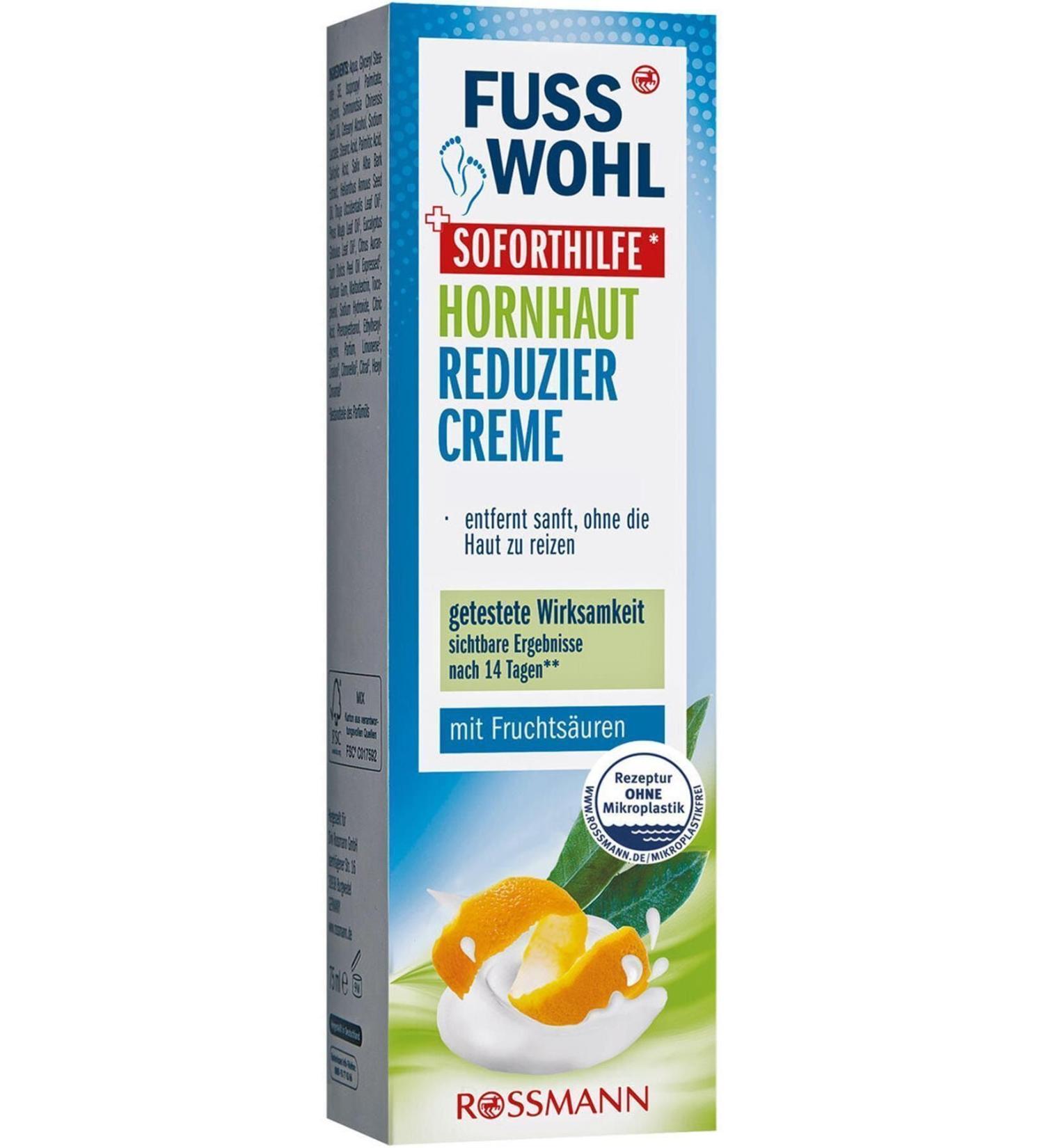 Fusswohl Brand: Foot Care Cream Special for Cracked and Rough Feet - Instant Effect 75 Ml Category