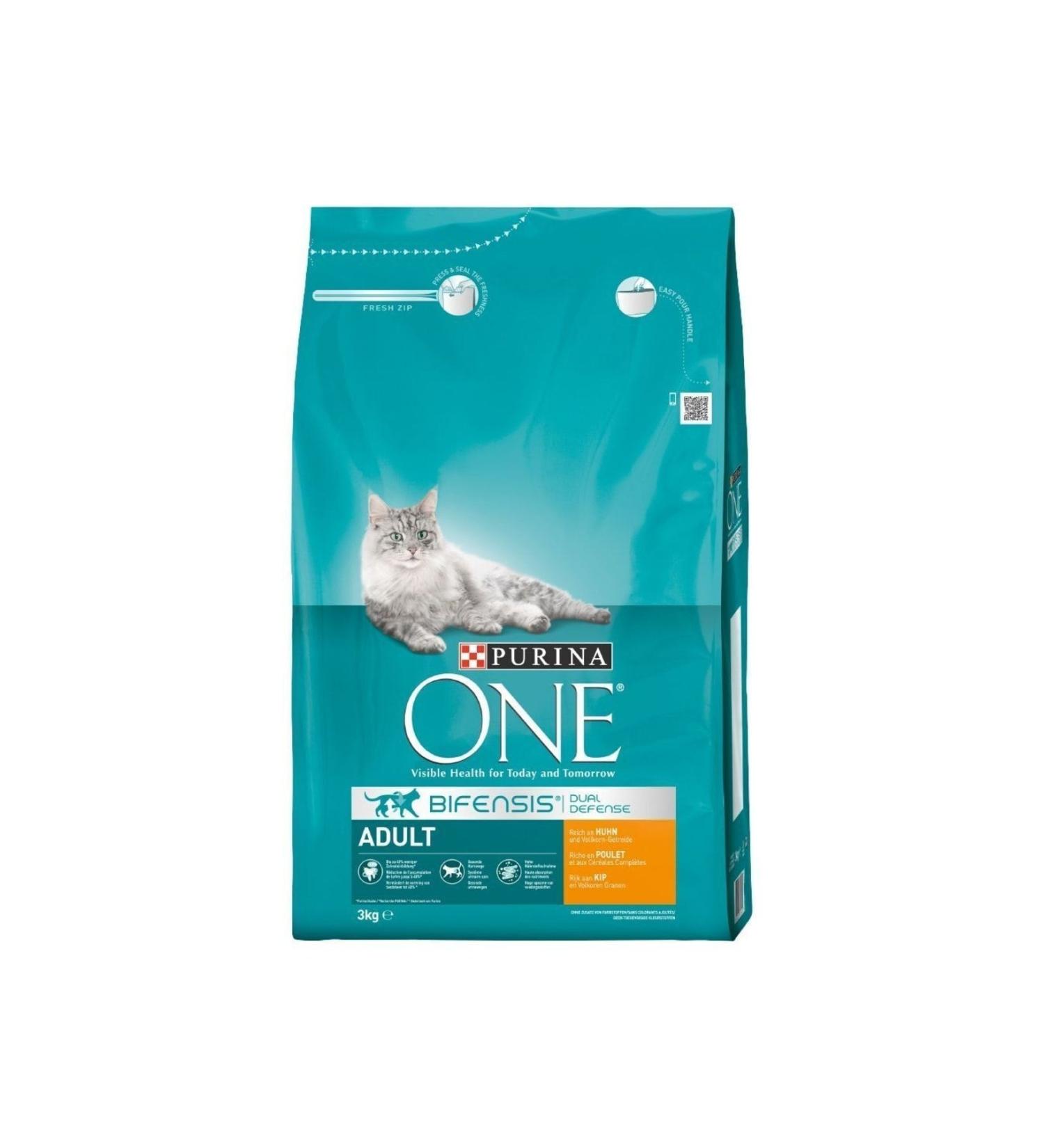 teknotrust One Dry Cat Food Chicken Adult Cats 1500 Gr (Reduces Hair Loss)