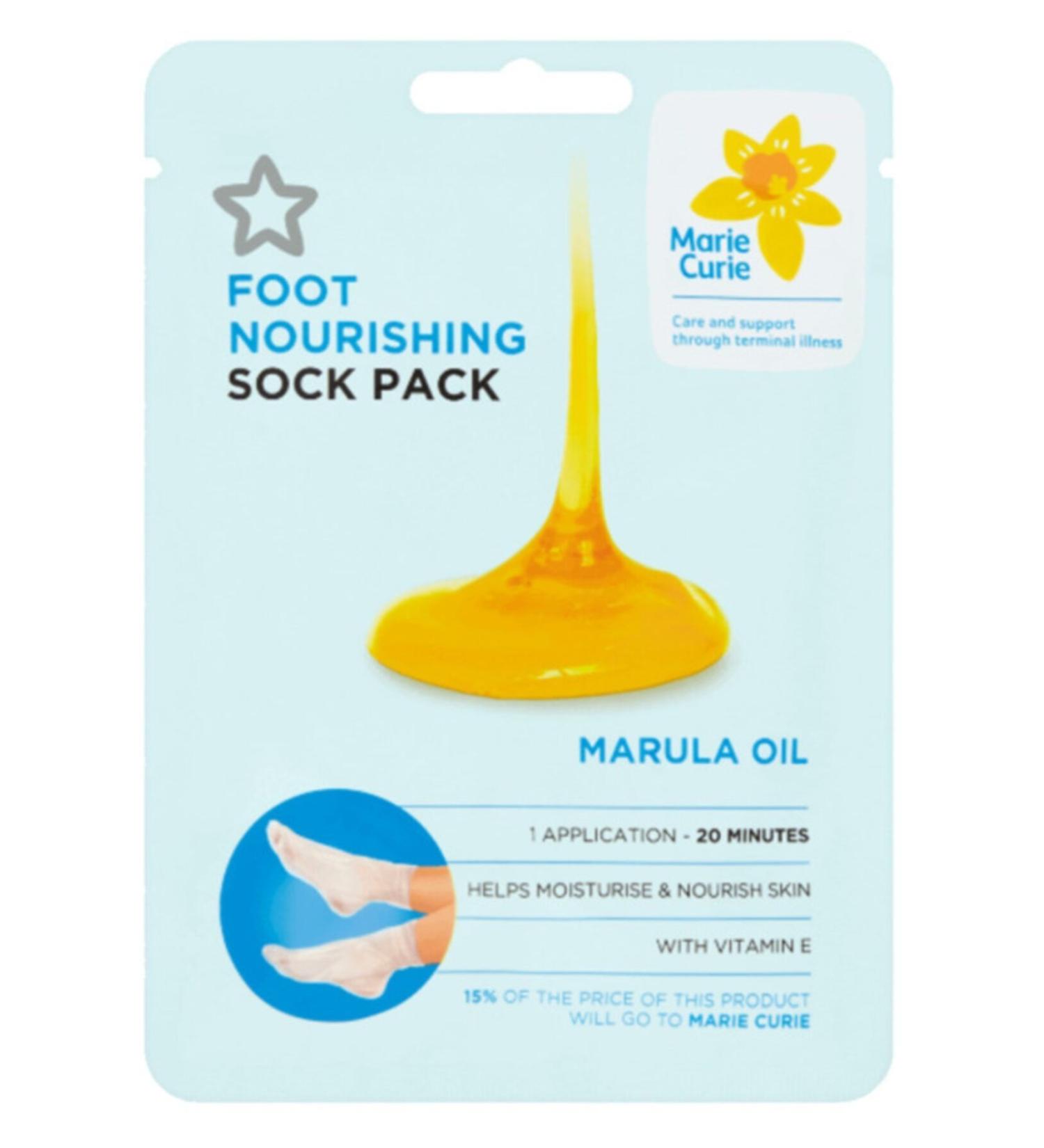 SUPERDRUG Nourishing Marula Oil Foot Mask