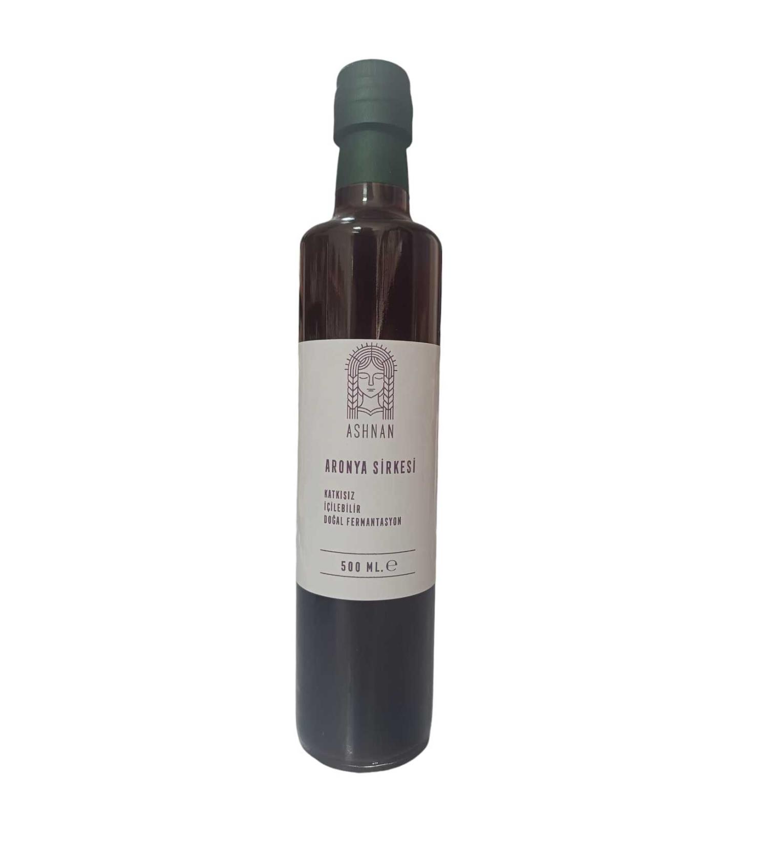 Ashnan Aronia Vinegar 500 ml (Natural Fermentation Unfiltered Aronia Vinegar)