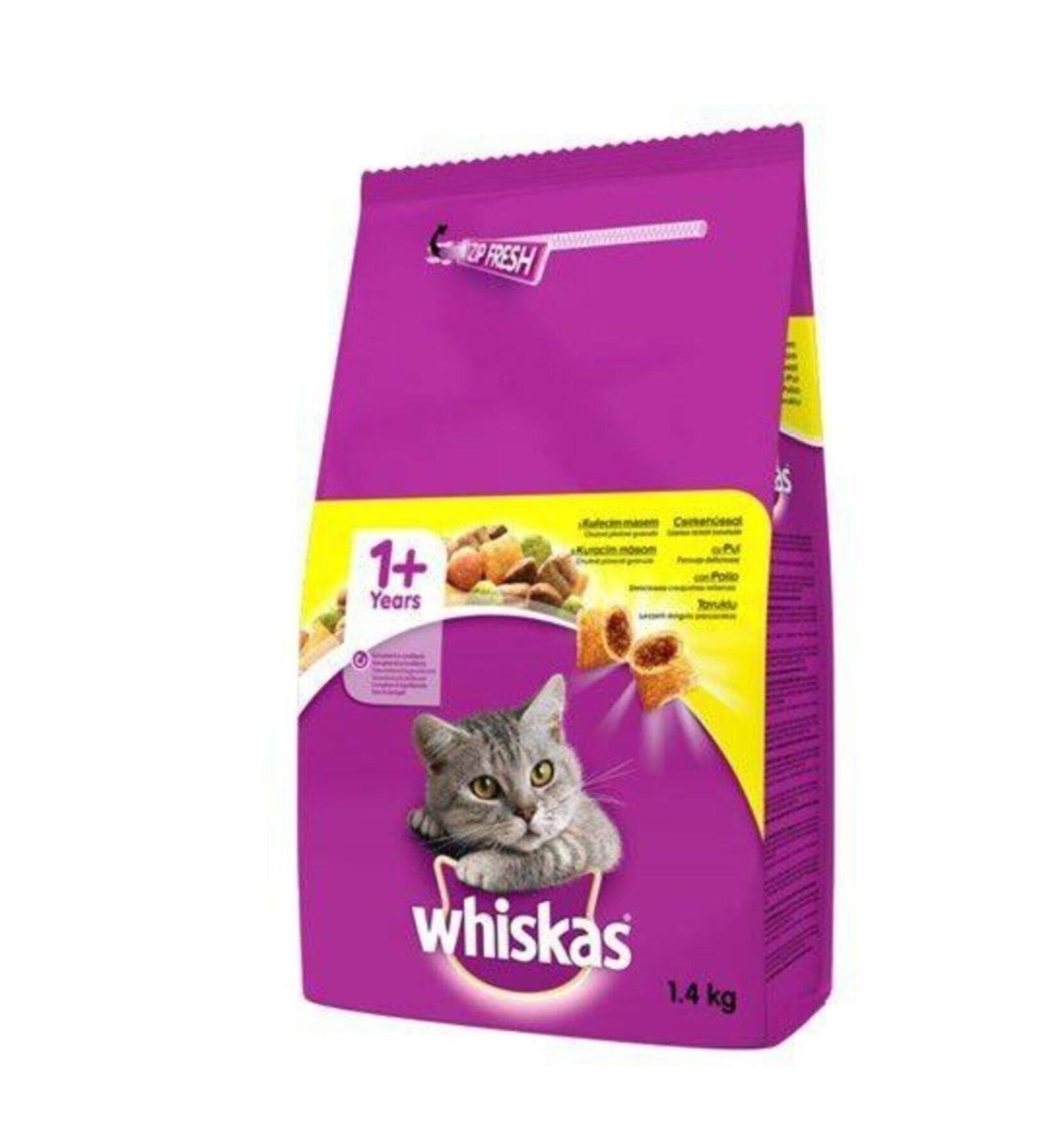 Whiskas Cat Food Chicken 1.4 Kg