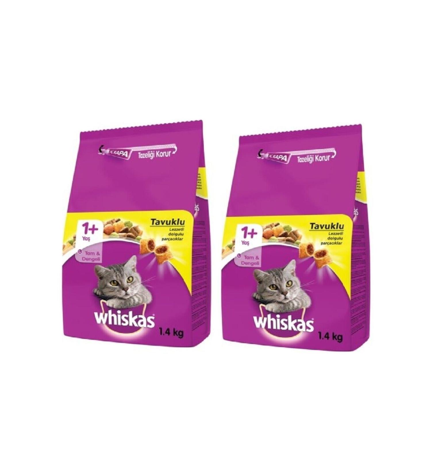 Whiskas Chicken Adult Cat Food 1.4kg