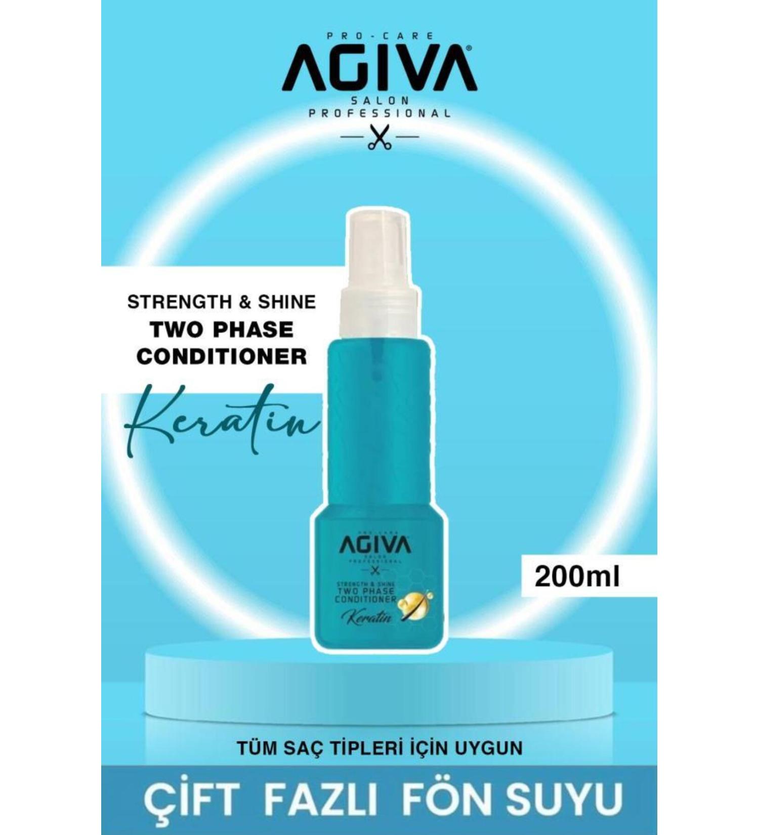 Agiva Dual Phase Blow Drying-Combation Water for Very Damaged Weak and Dull Hair 200ml