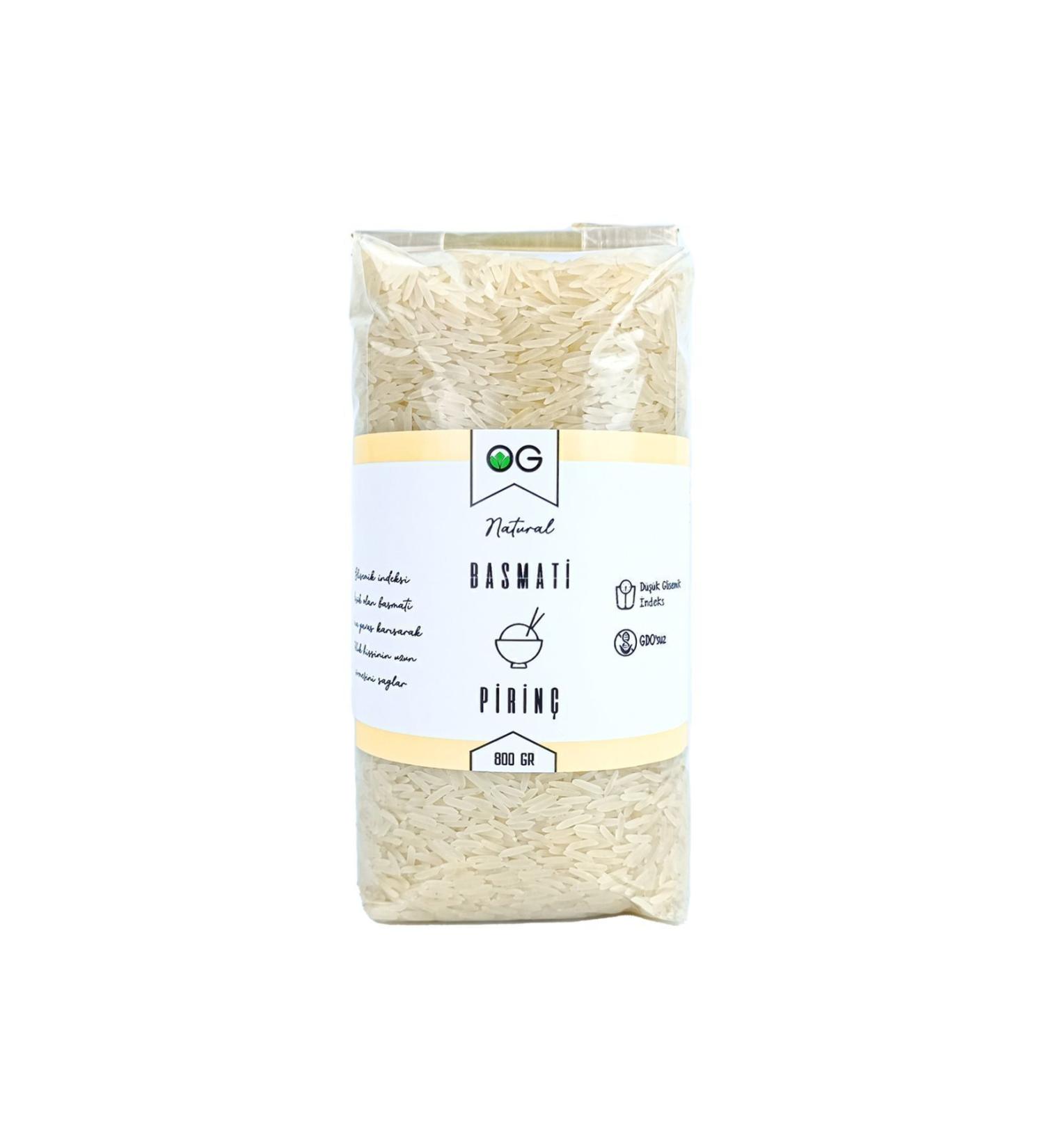 OG natural Basmati Rice 800 Gr