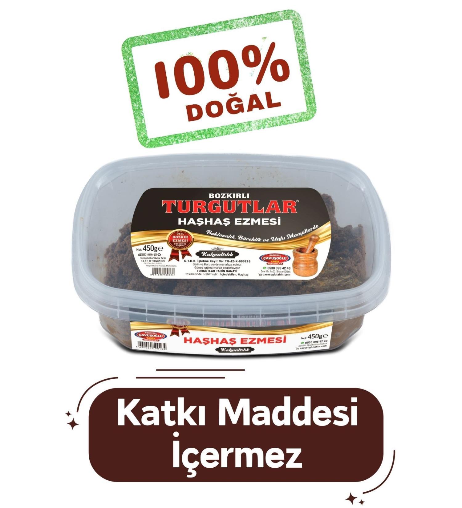 Bozk rl avu o lu Natural Poppy Paste 450 gr No Additives - Buy Online on GoSupps.com