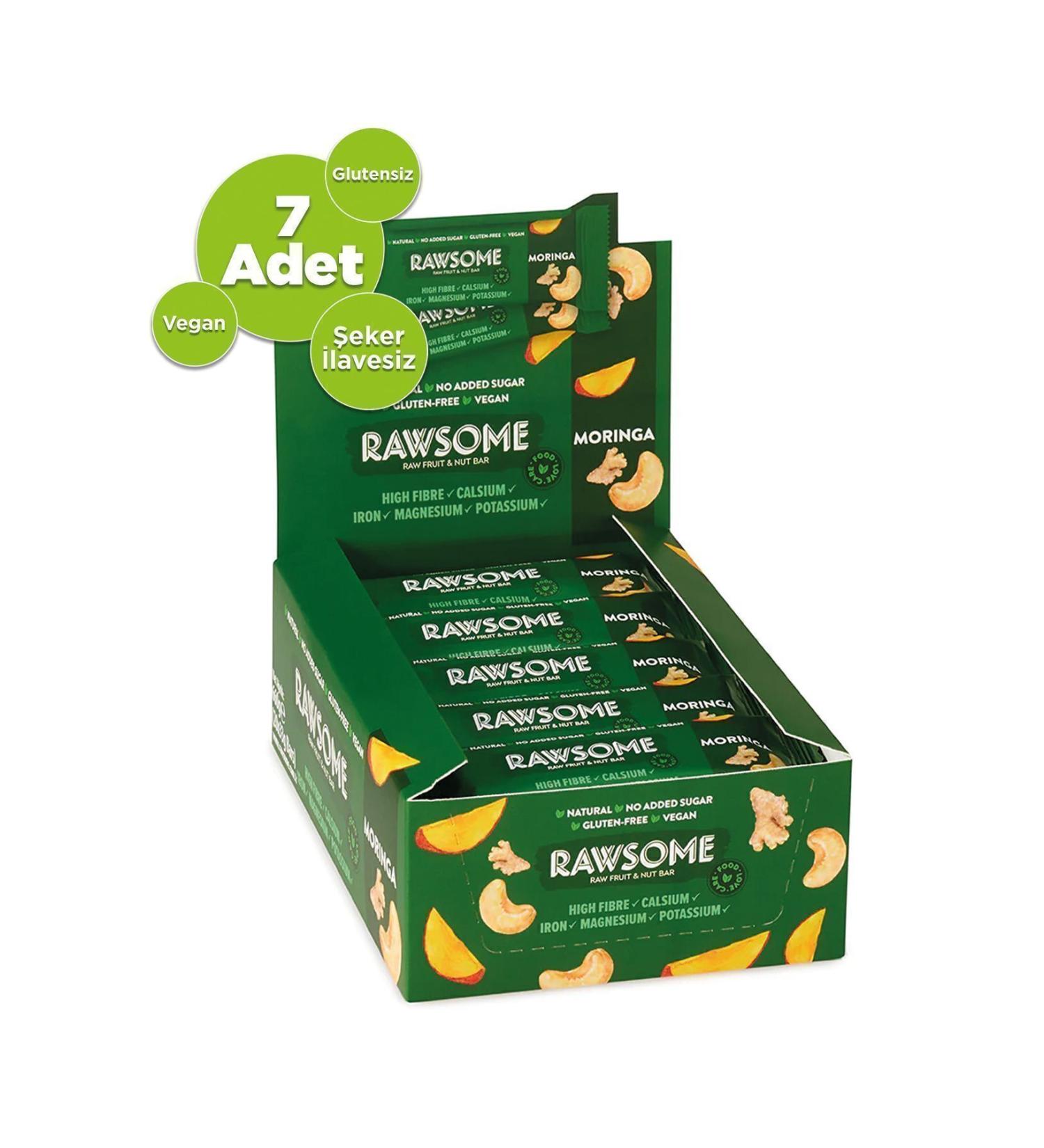 Rawsome Moringa Bar Gluten Free And Vegan 33g - Buy Online on GoSupps.com