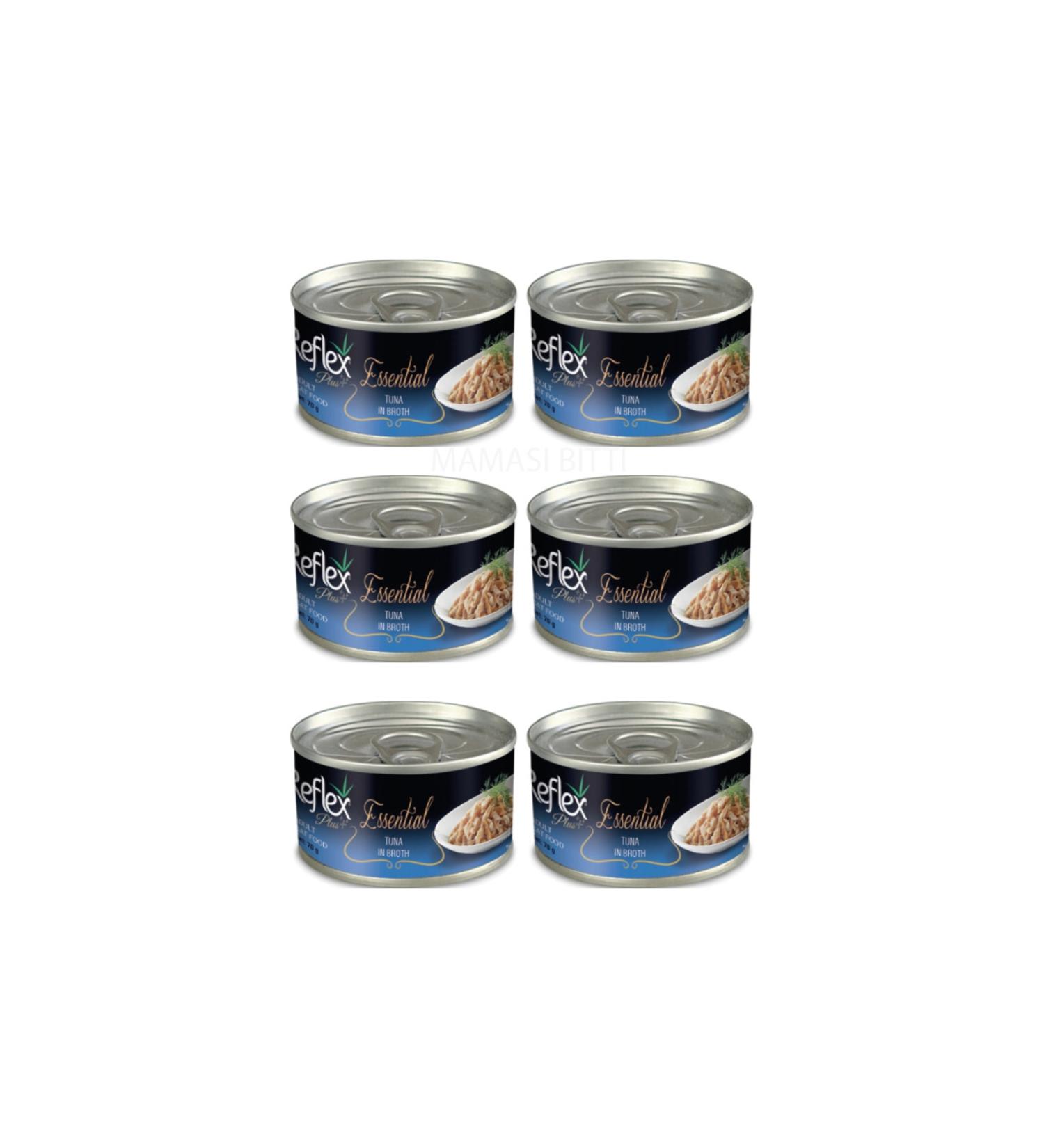 Reflex Plus Essential Atlantic Tuna Cat Canned Food 70 Gr X 6 Pieces