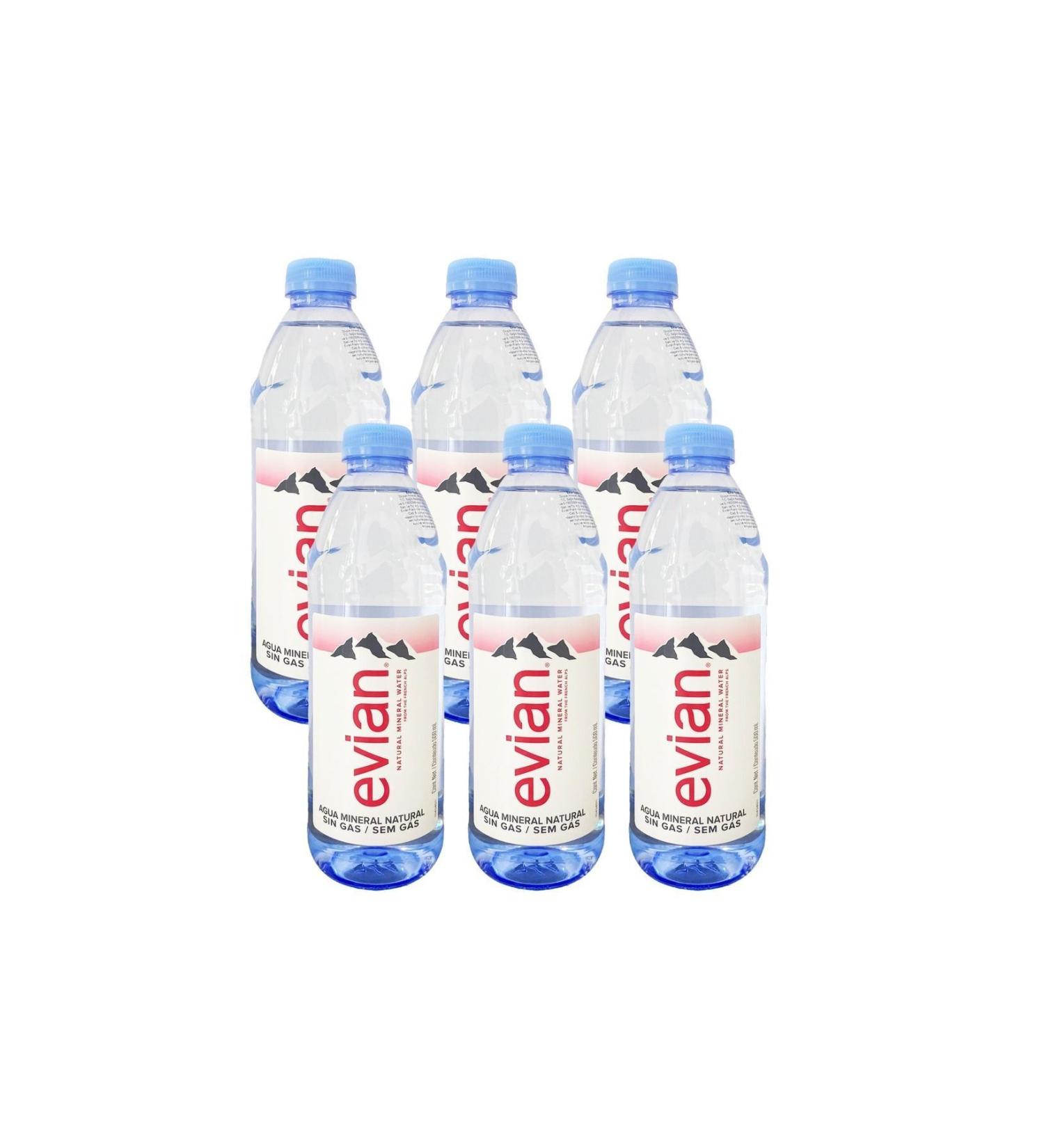 Evian Su Natural Mineral Water 500 ML X6