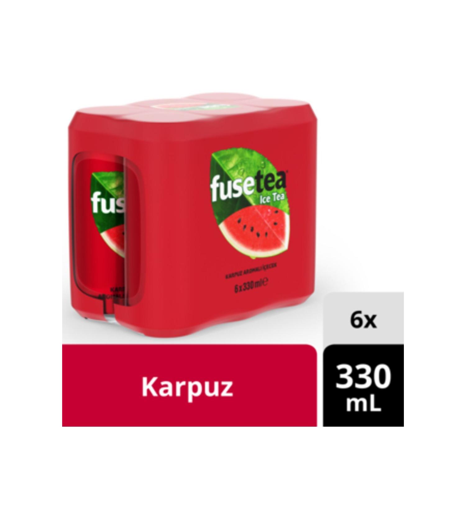 Fuse Tea Iced Tea Mango Pineapple Flavored Drink Box 6X330 Ml (1 PIECE)