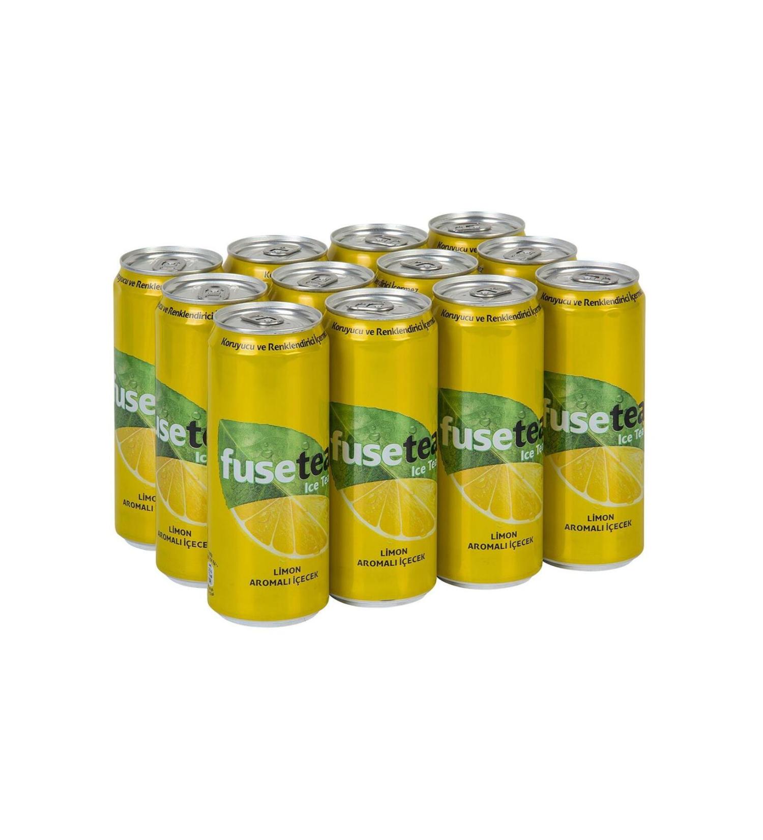 Fuse Tea Lemon Flavored Iced Tea 330 Ml X 12 Pieces
