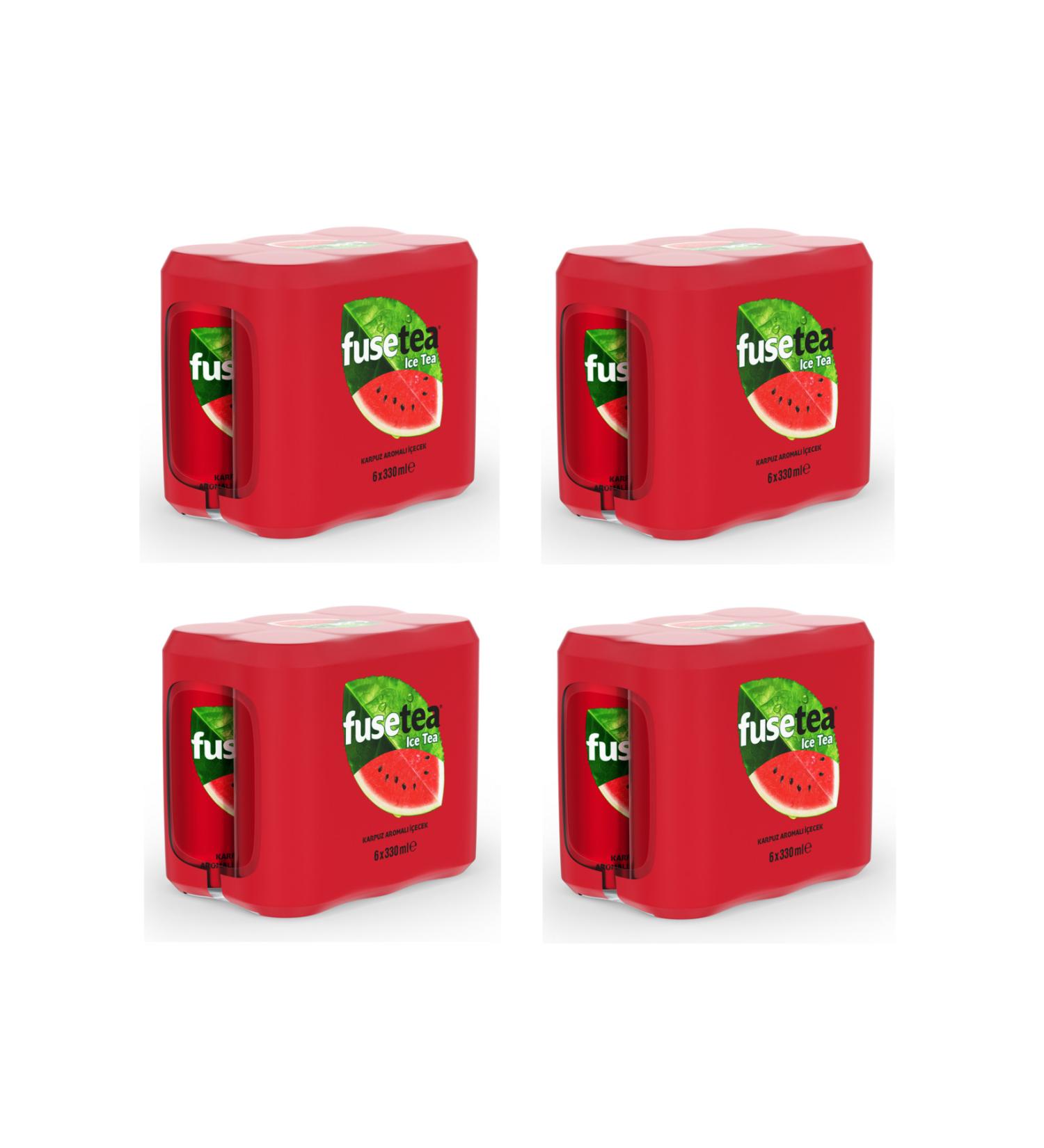 Fuse Tea Watermelon Flavored Iced Tea 330 Ml X 24 Pieces