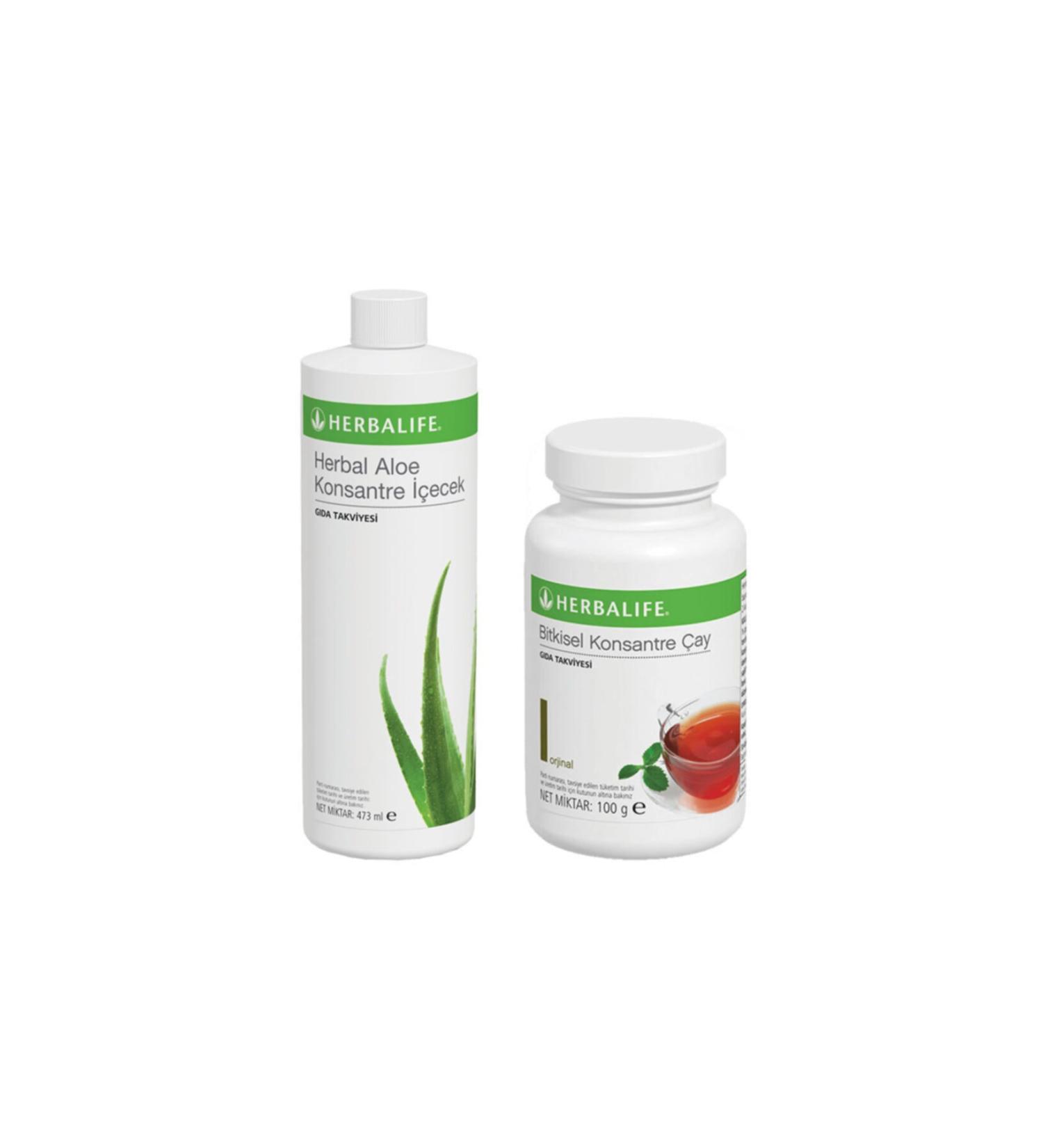 Herbalife Aloe Concentrate Drink + 100 g Classic Herbal Concentrate Tea