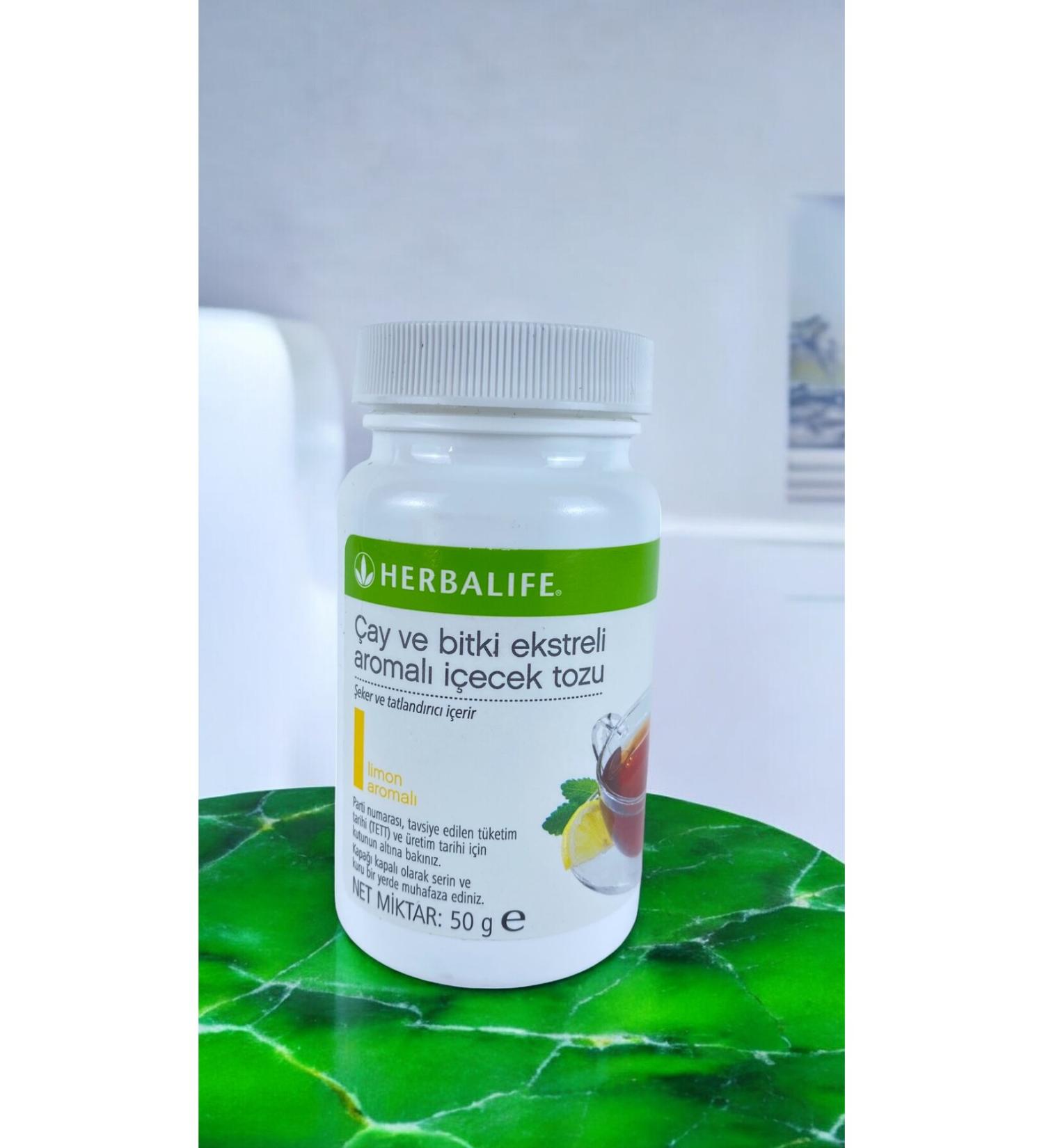 Herbalife Lemon Flavored Tea 50gr - Buy Online on GoSupps.com