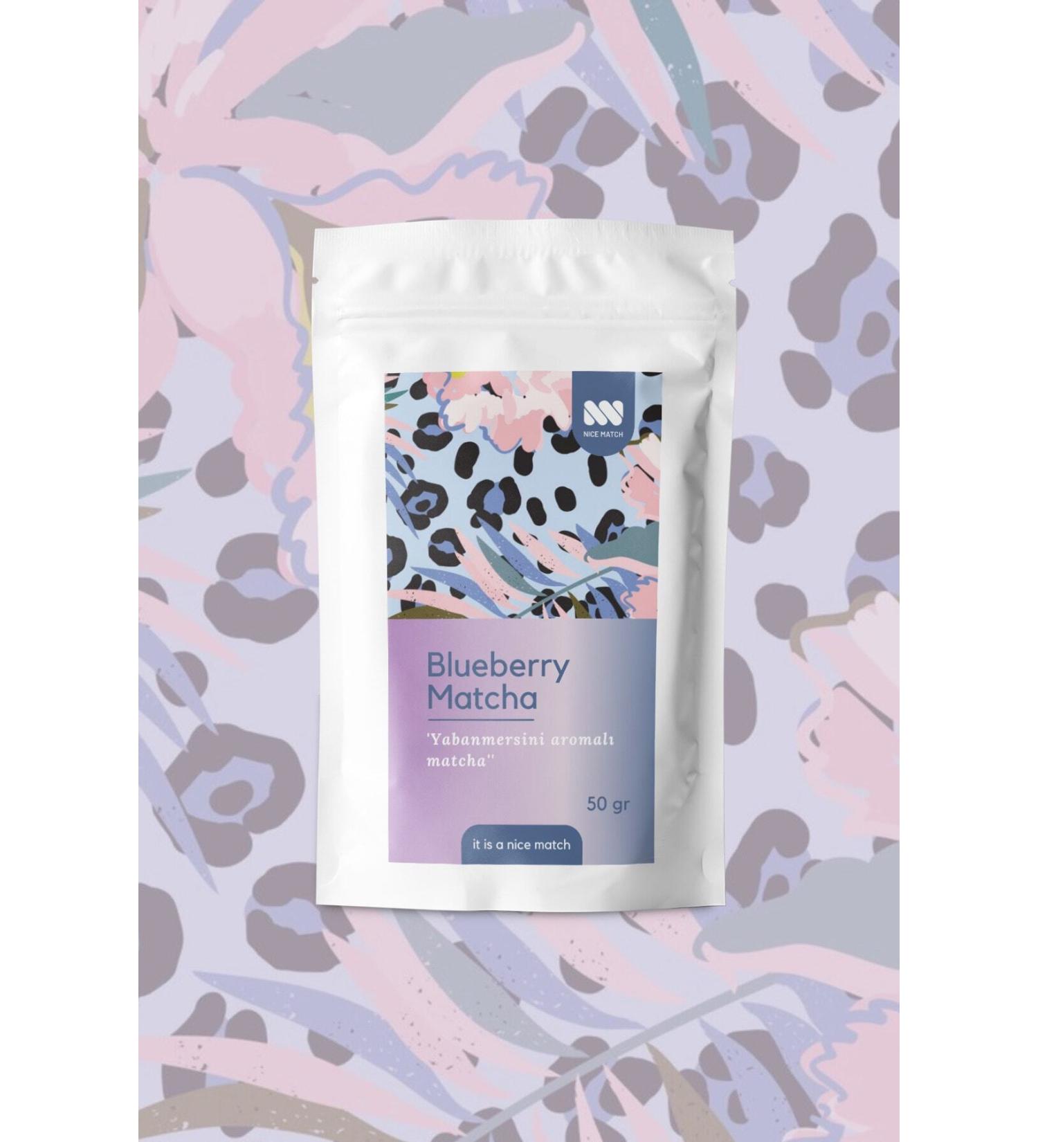 Nice Match Blueberry Matcha - Blueberry Flavored Matcha 50 gr - Buy Online on GoSupps.com