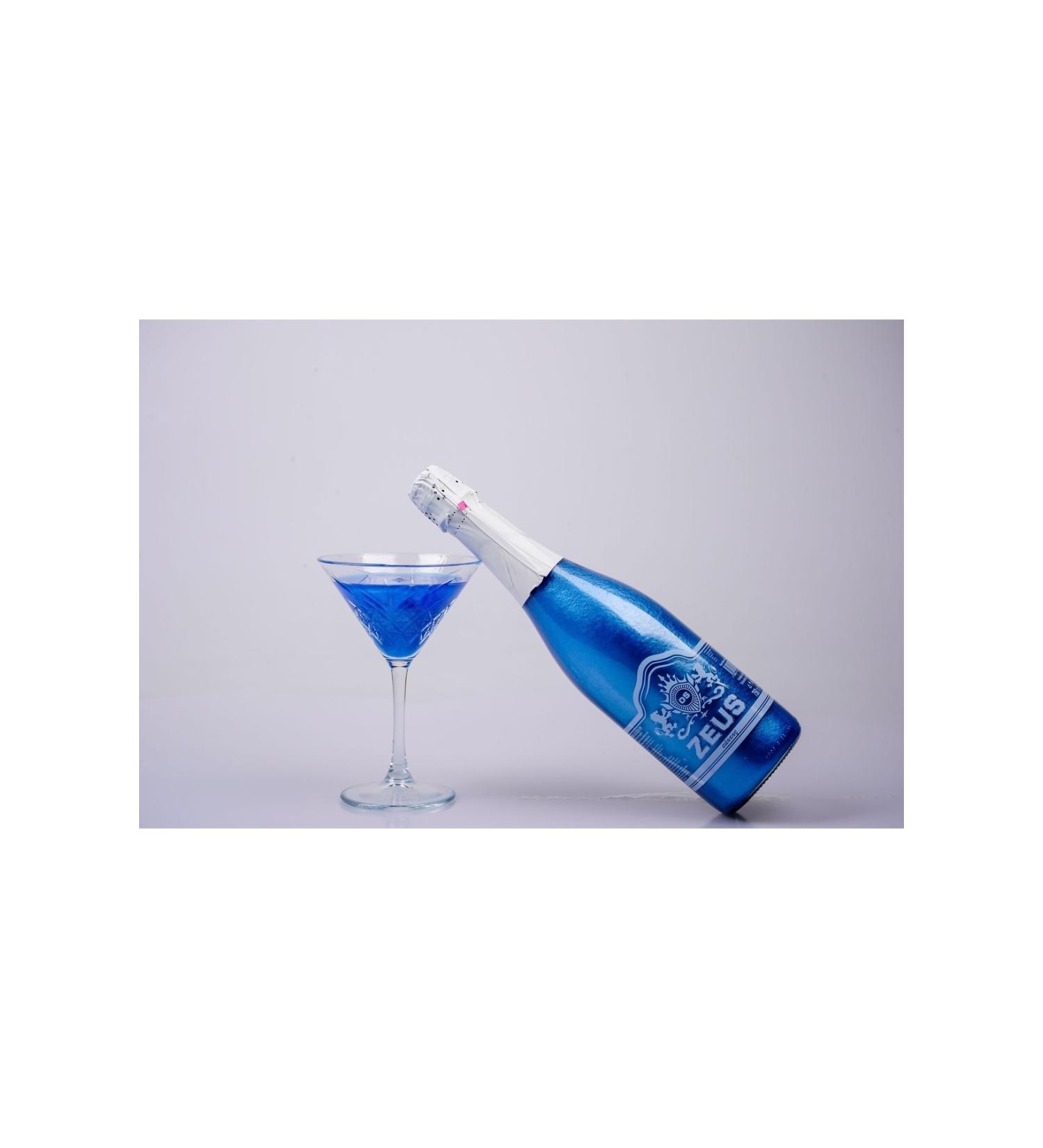 OS ZEUS Non-Alcoholic Blueberry Flavored Sparkling Carbonated Drink