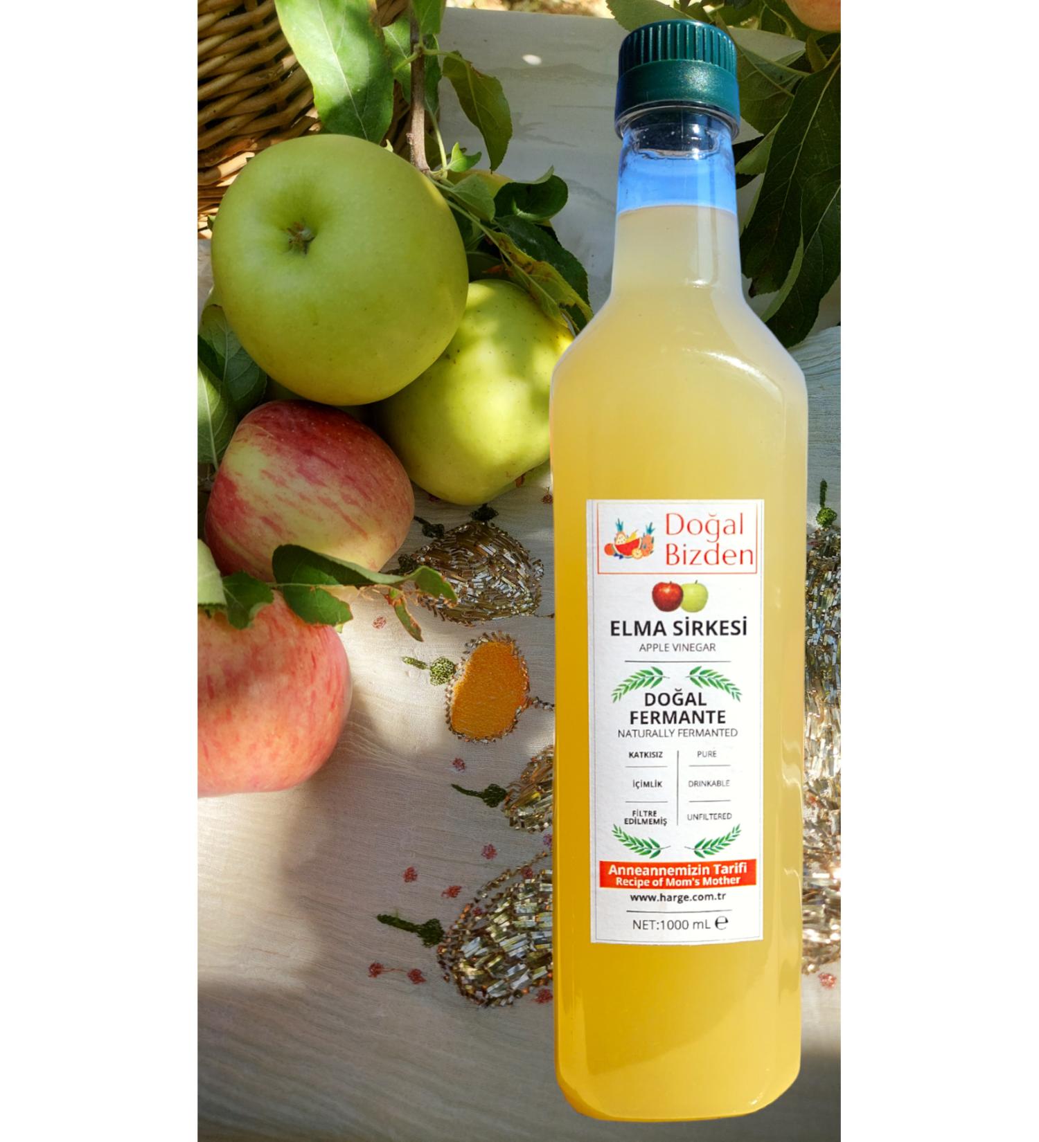Natural Fermentation Mother Natural Apple Cider Vinegar Soft Drink Apple Vinegar 1000 ml Pet - Buy Online on GoSupps.com
