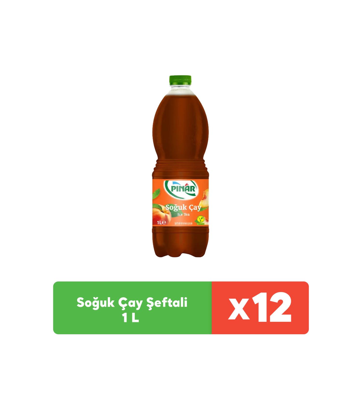 Pinar Iced Tea Peach 1 L x 12 Pieces
