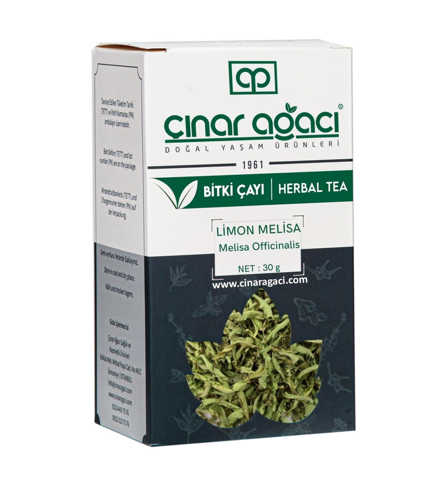 Plane Tree Natural Melissa-Lemon Natural Herbal Tea 30 gr