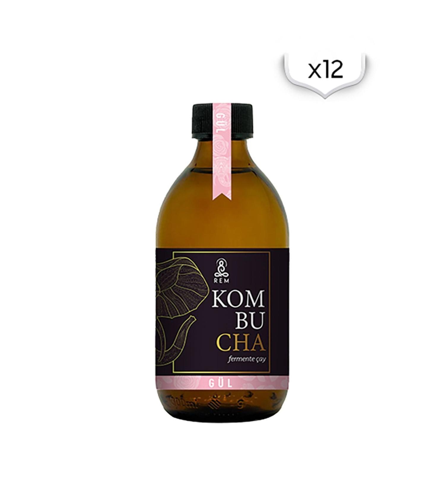 REM Kombucha Rose 300 ml X 12 Pcs