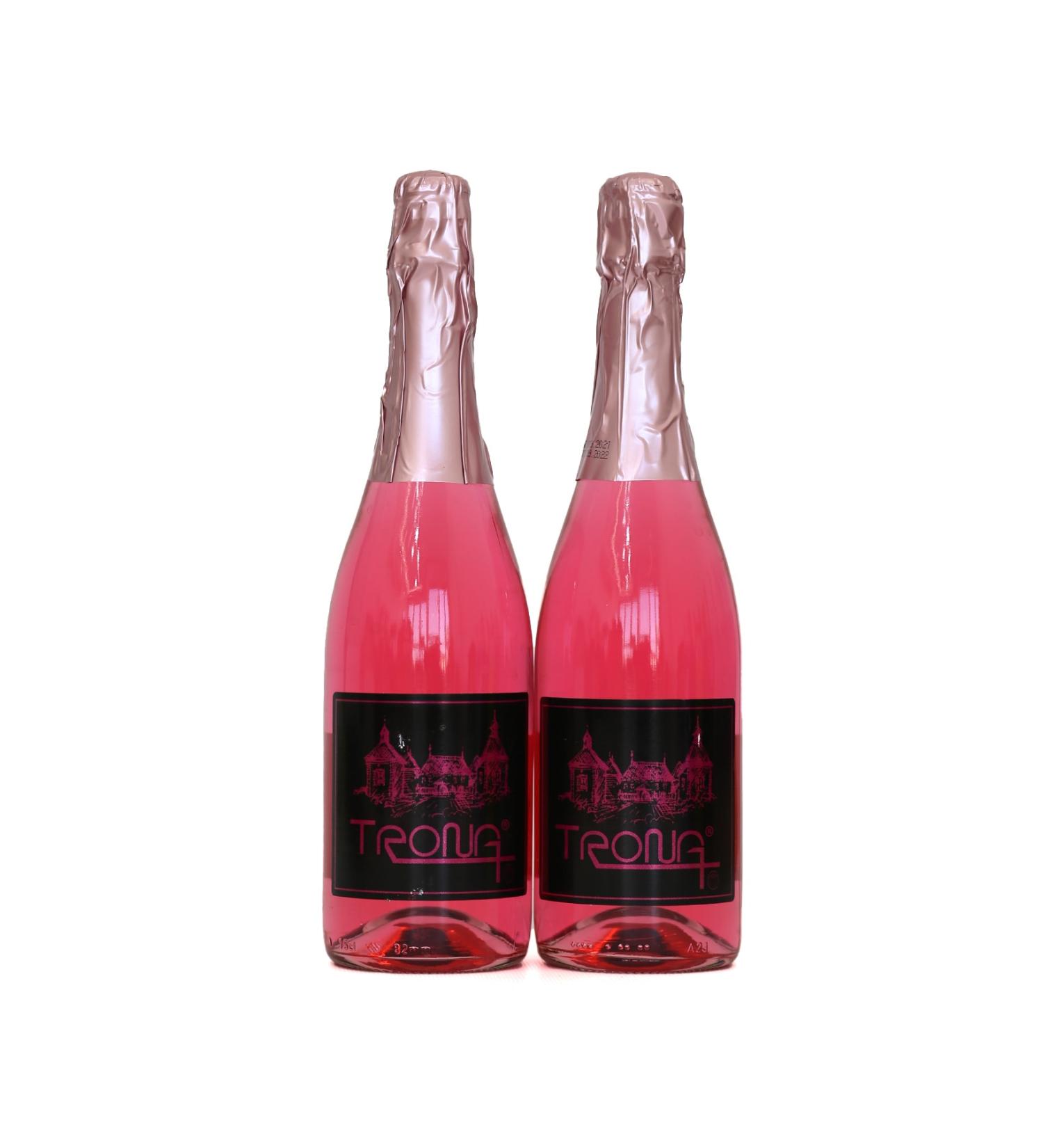 TRONA Strawberry Non-Alcoholic Drink 75 Cl*2 Pieces