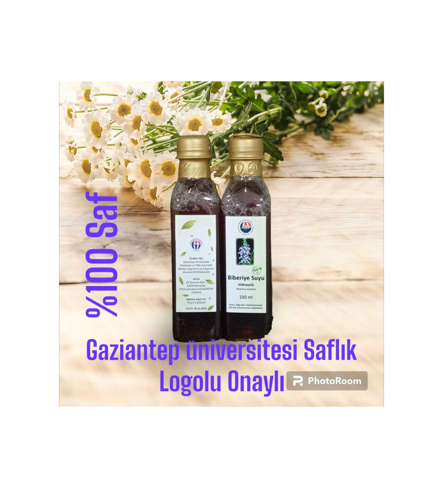 Natural Rosemary Water 250 ml 0 Pure Gaziantep University Herbal Aromatic Production