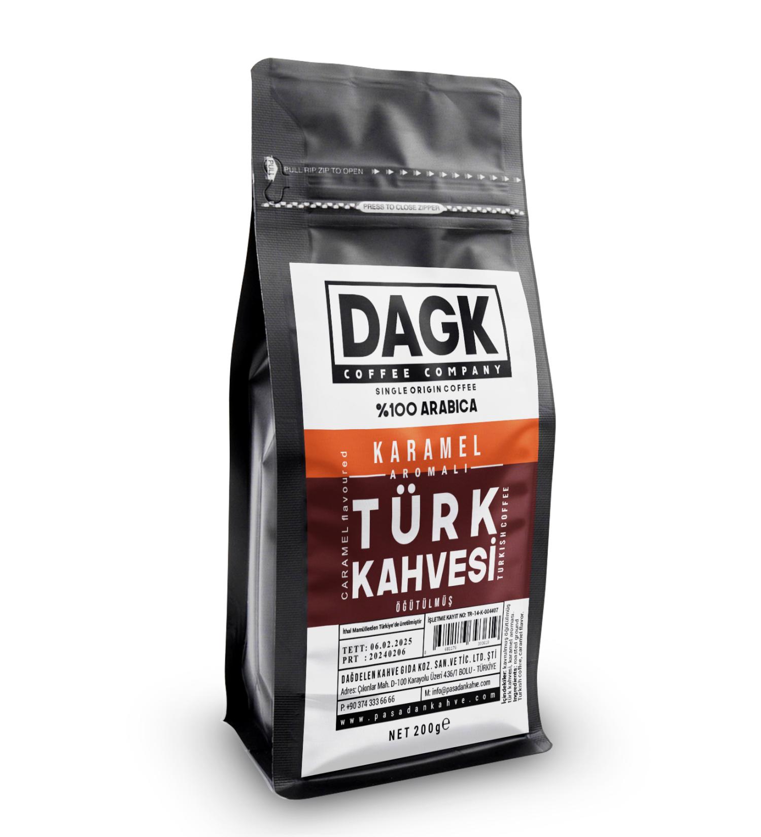 Dagk Caramel Turkish Coffee 200g (FLAVOURED)