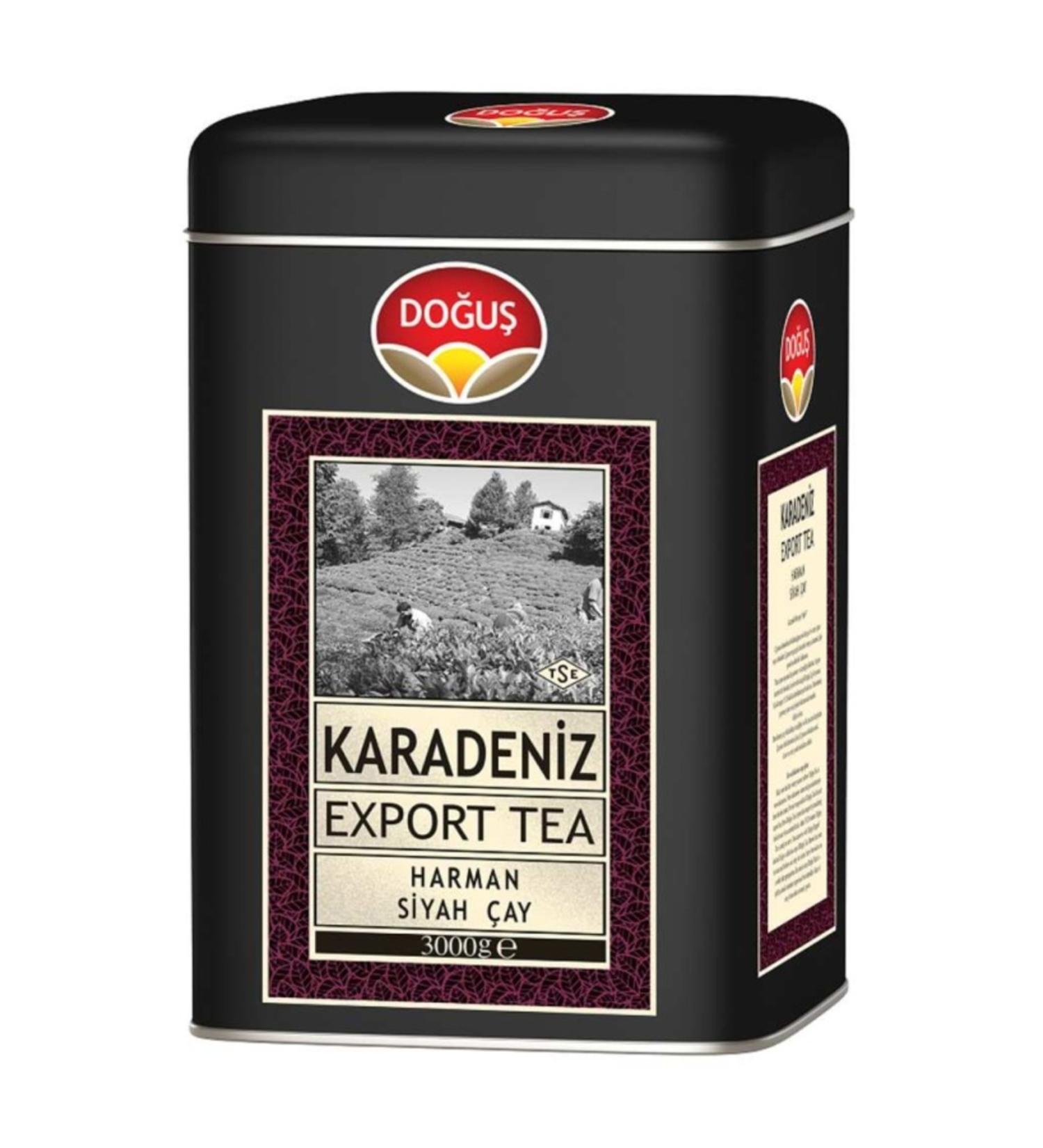 Dogus Export Black Sea 3000 gr Tin Tea