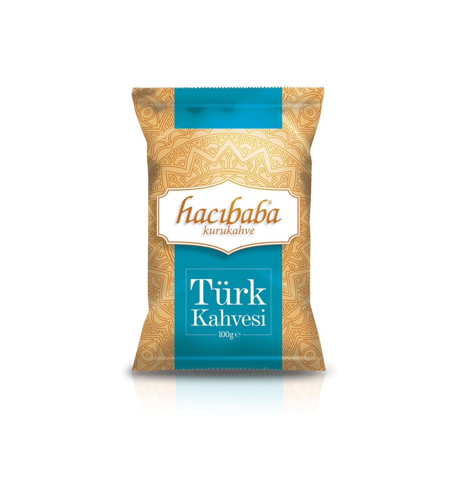 Hac baba Turkish Coffee - 100 grams Foil 10 Turkish Coffees