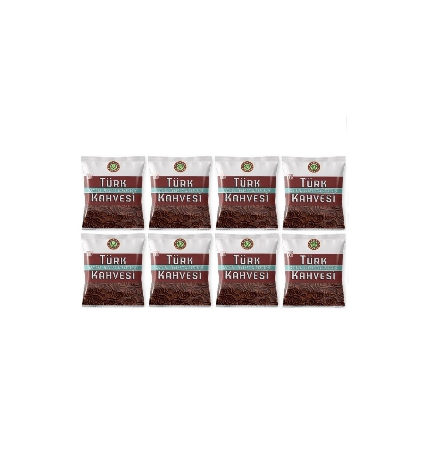 Kahve D nyas Medium Roast Turkish Coffee 100 Gr (Pack of 8)