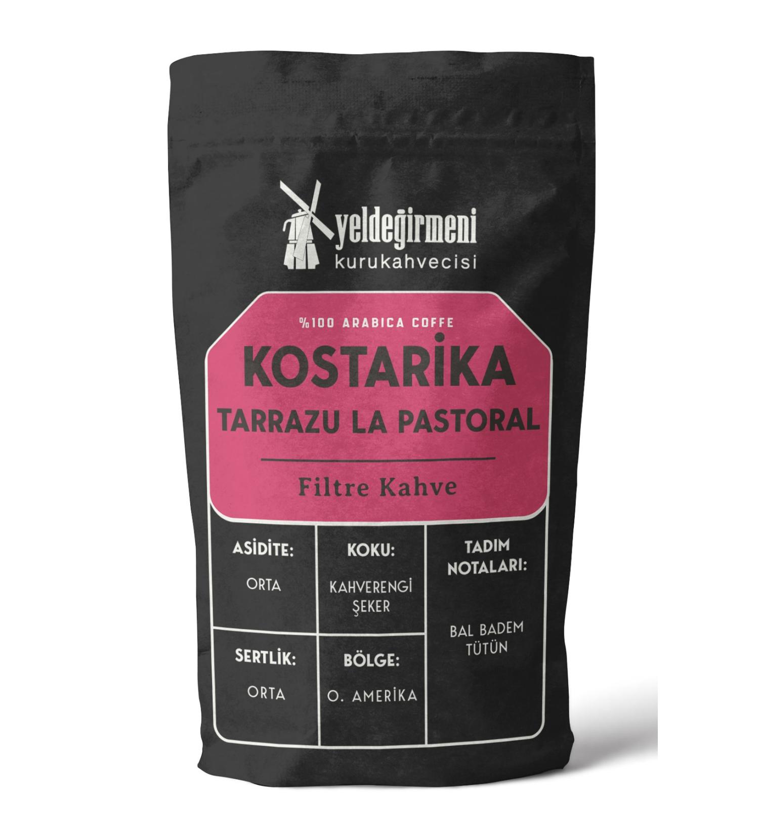 Yelde irmeni Kurukahvecisi Costa Rica Tarrazu La Pastoral Filter Coffee 250 Gr