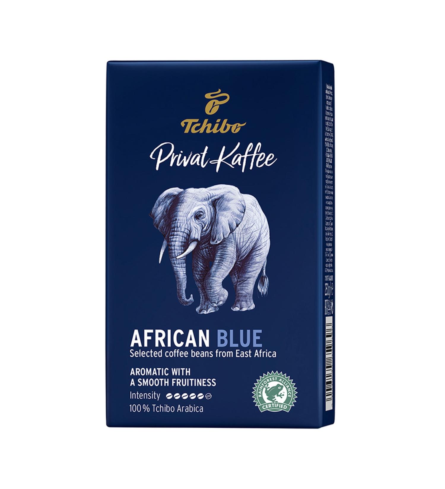 Tchibo Privat Kaffee African Blue Ground Filter Coffee 250g - Buy Online on GoSupps.com