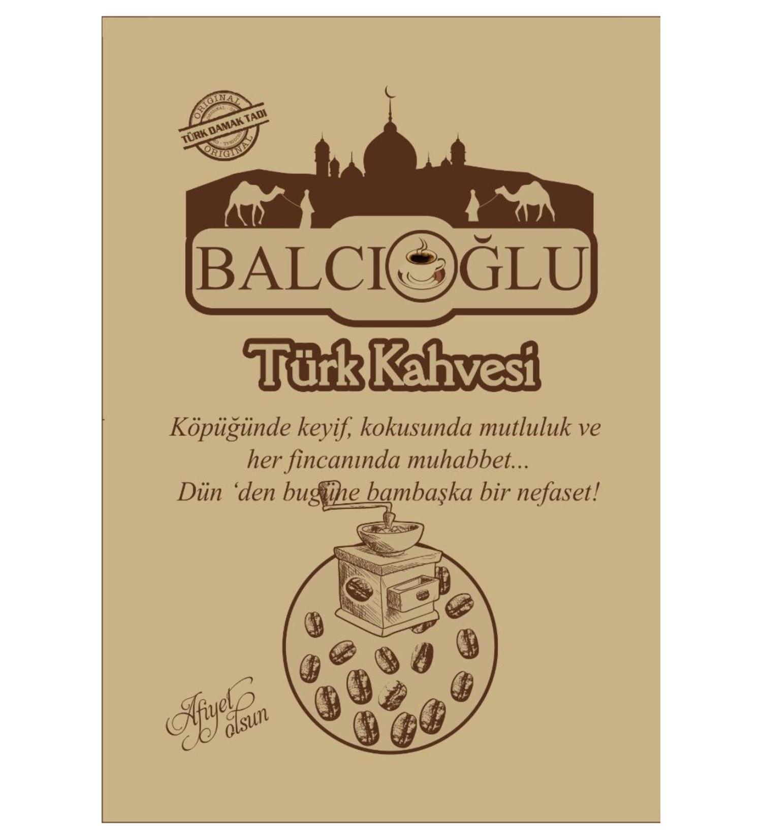 BALCIO LU Turkish Coffee 100 Gr X 12 Pieces